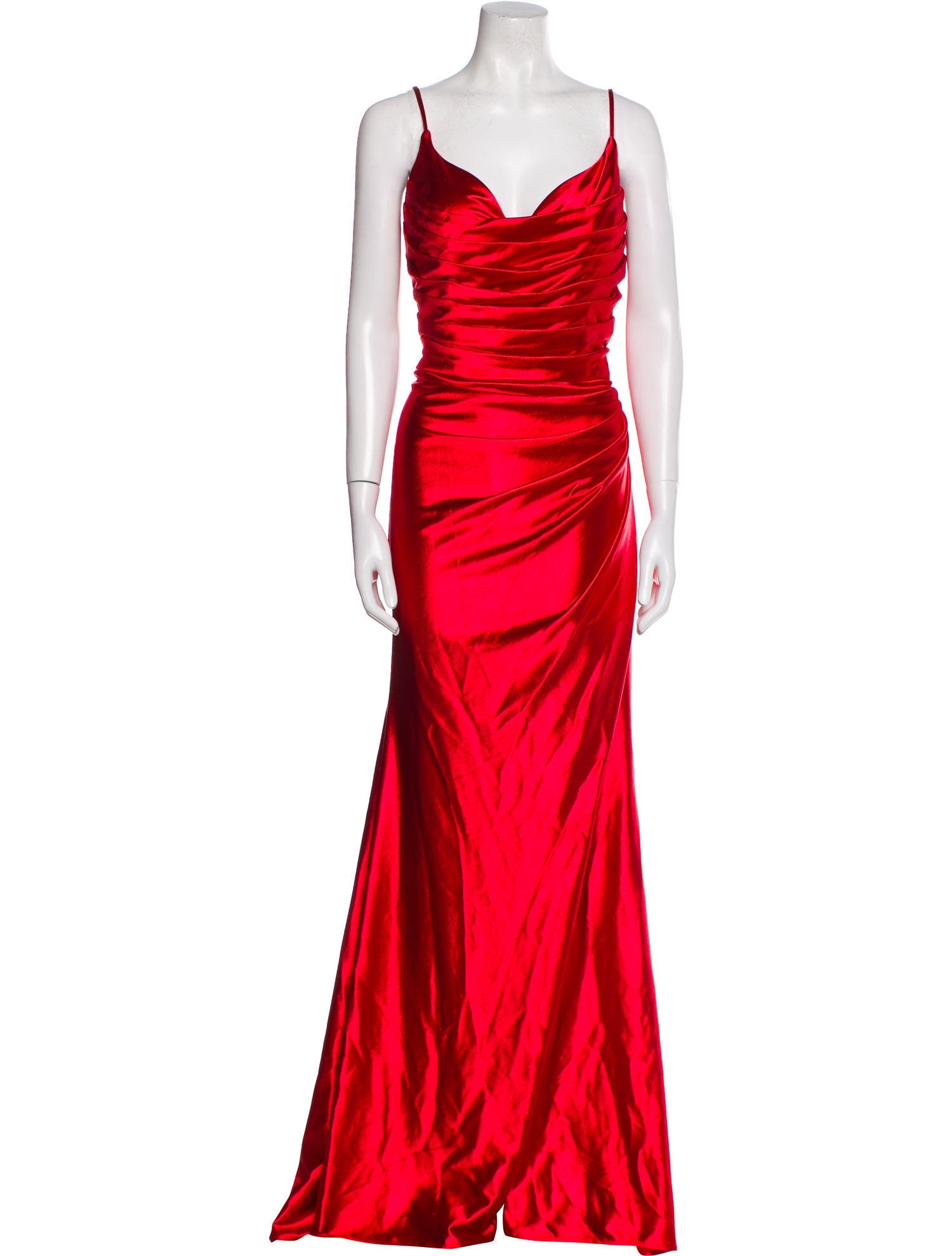 JVN by Jovani Cowl Neck Long Dress