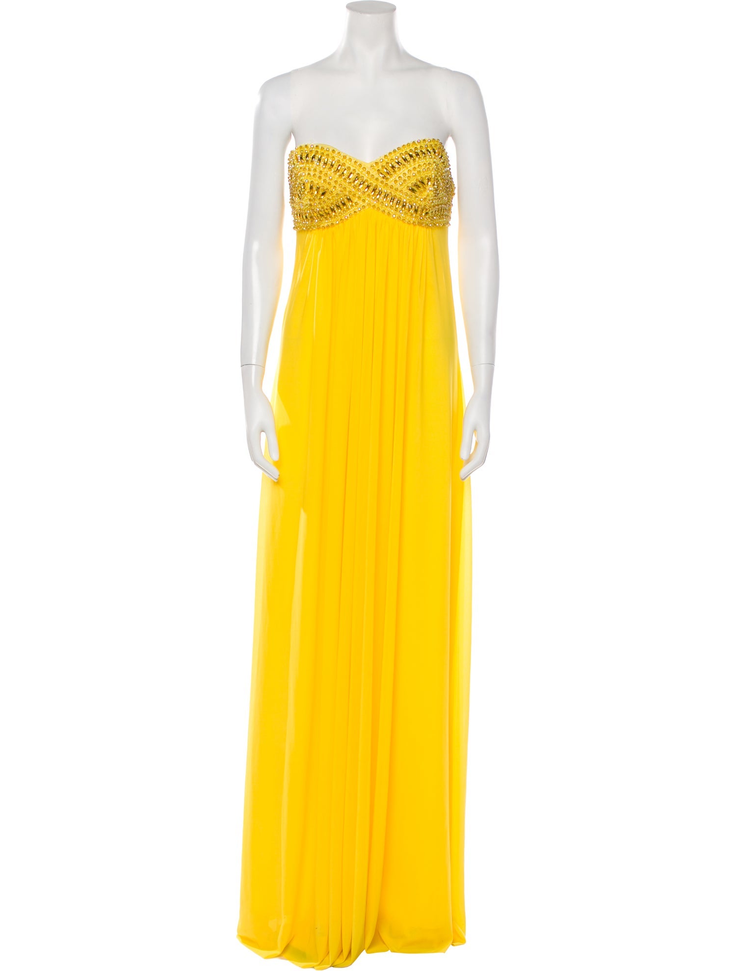 JVN by Jovani Strapless Long Dress