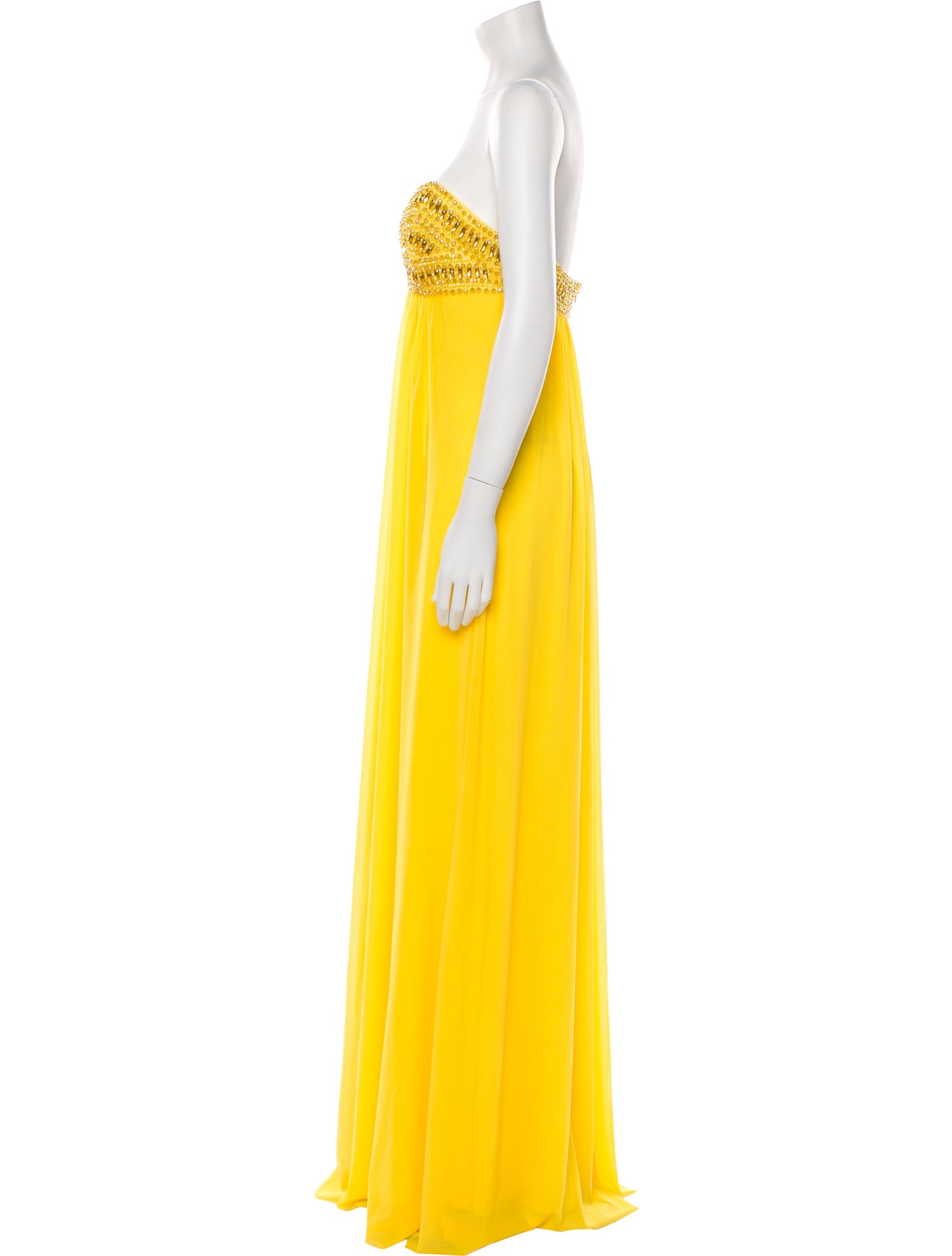 JVN by Jovani Strapless Long Dress