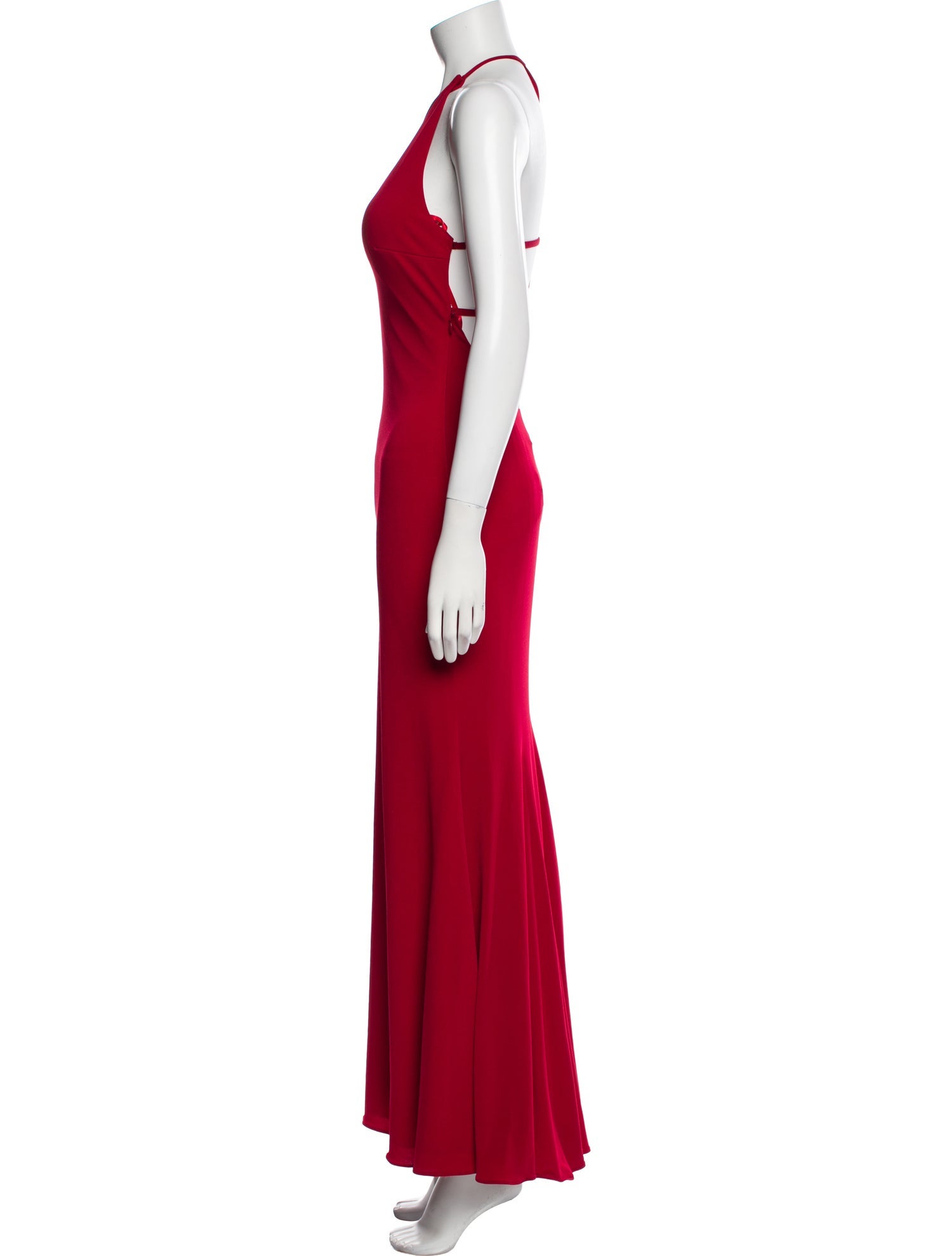 JVN by Jovani Halterneck Long Dress