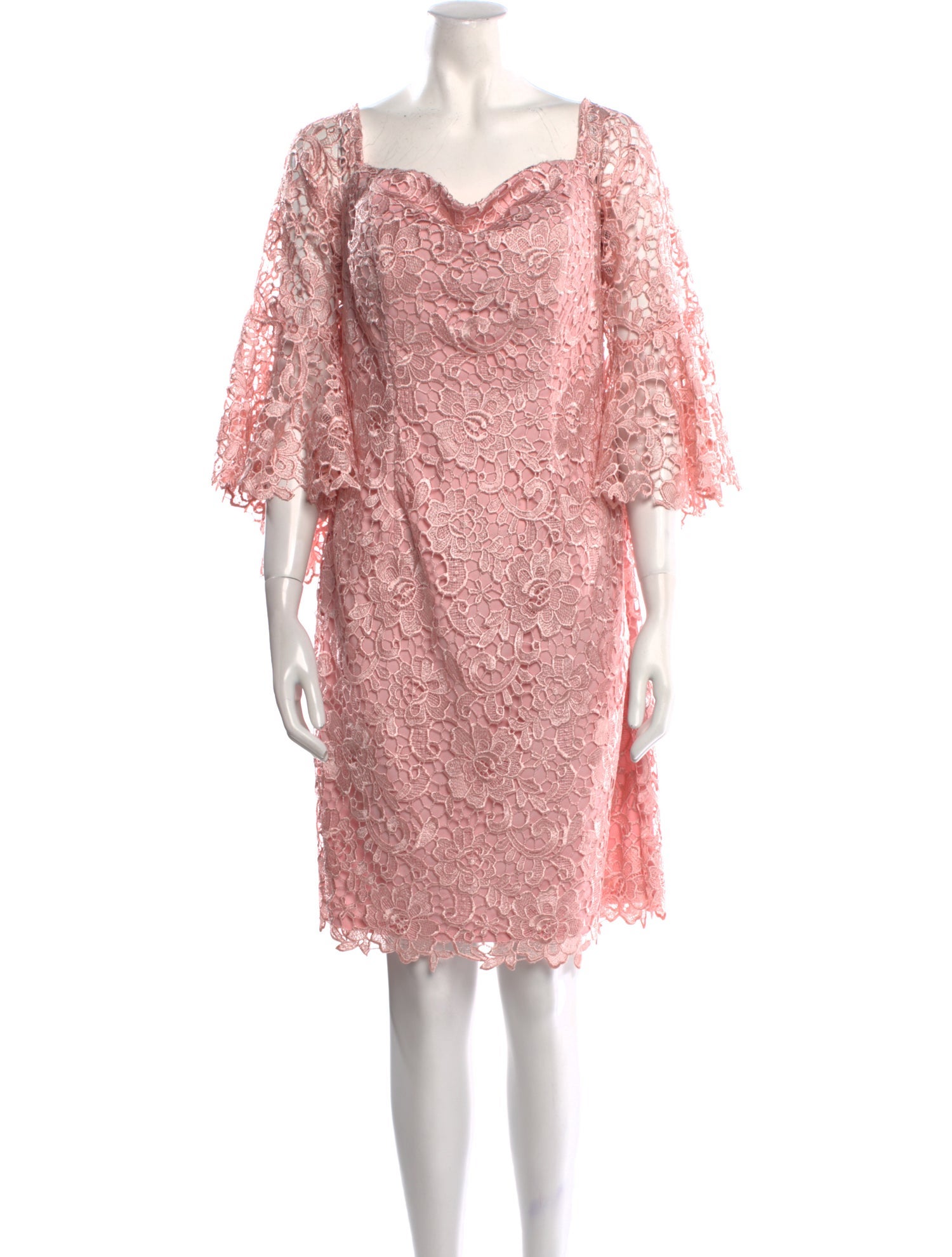 JVN by Jovani Cowl Neck Mini Dress