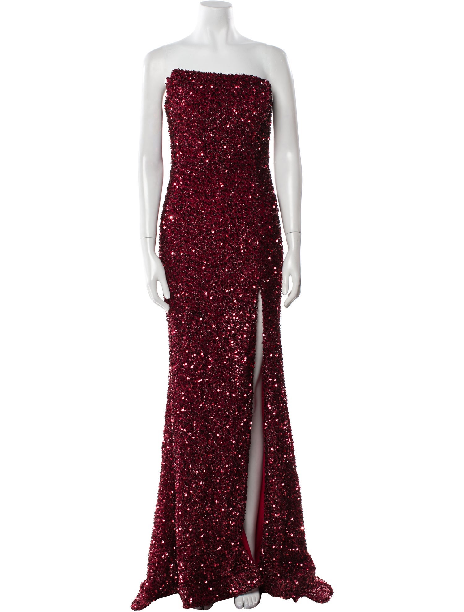 JVN by Jovani Strapless Long Dress