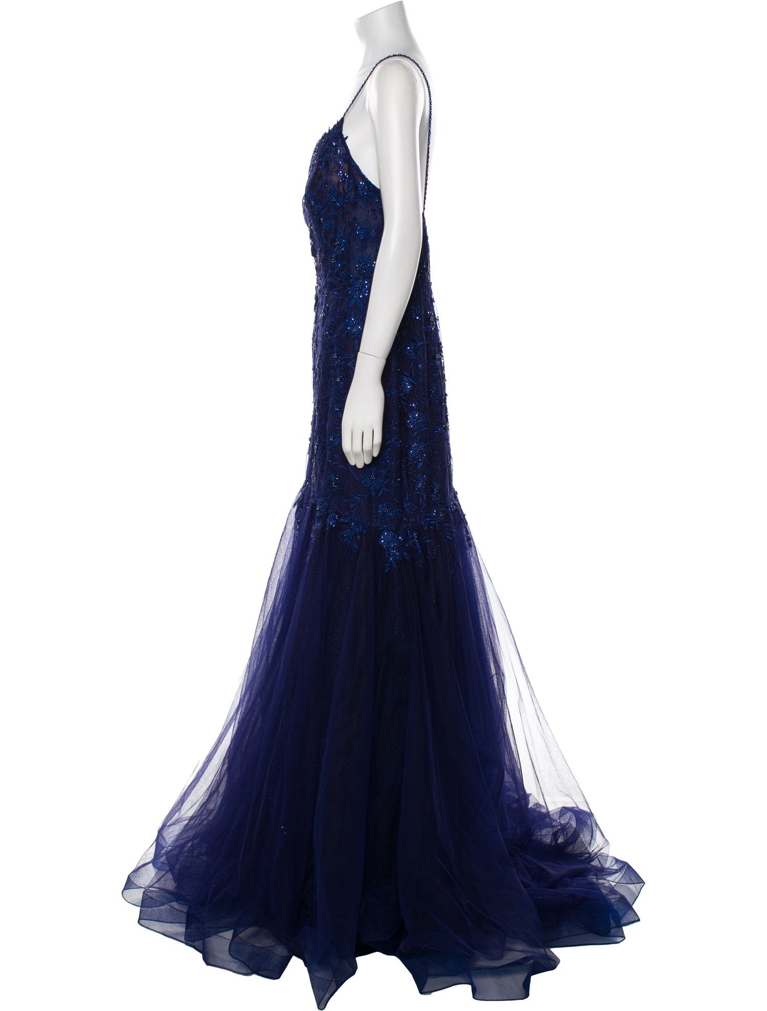 JVN by Jovani V-Neck Long Dress w/ Tags