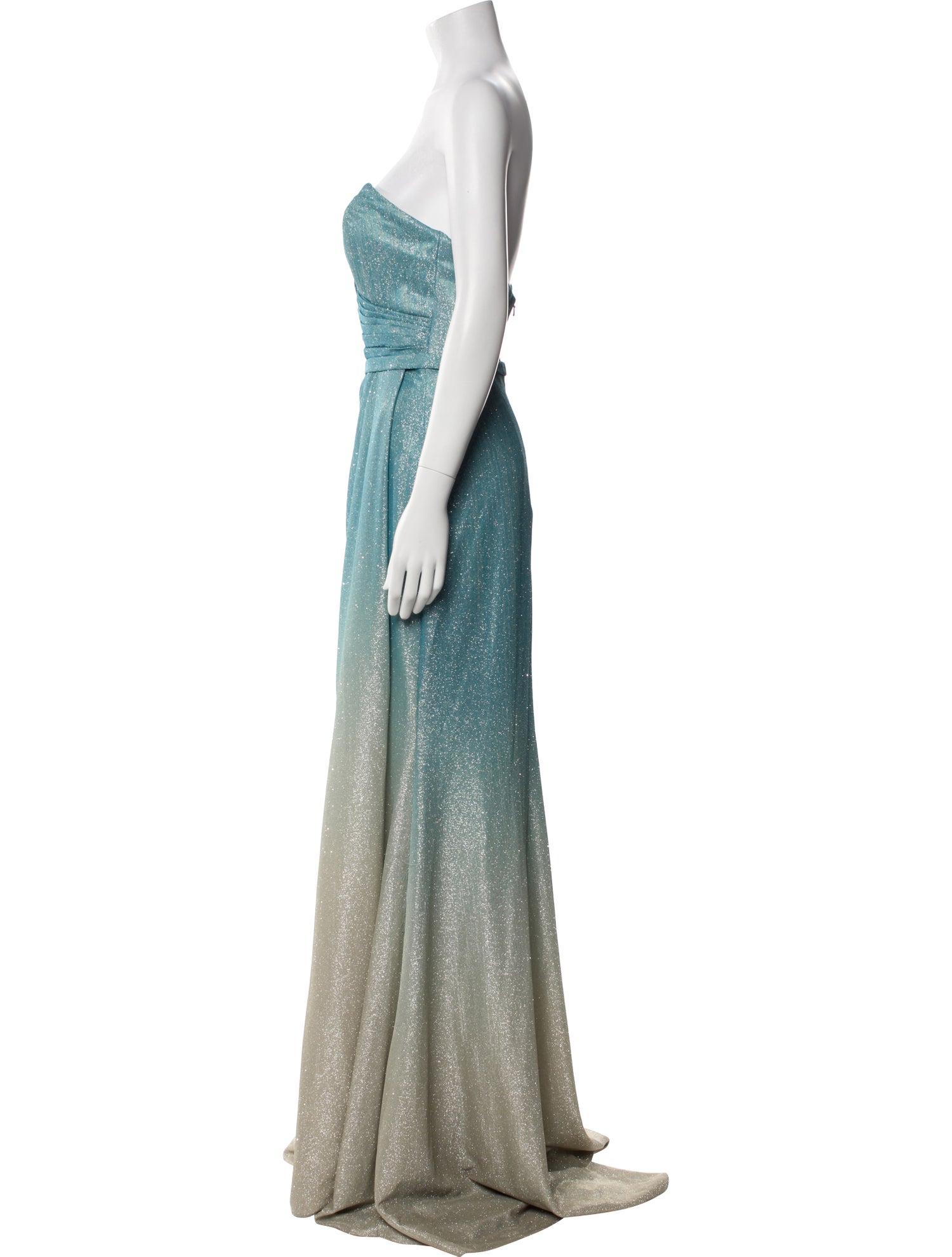 JVN by Jovani Strapless Long Dress w/ Tags