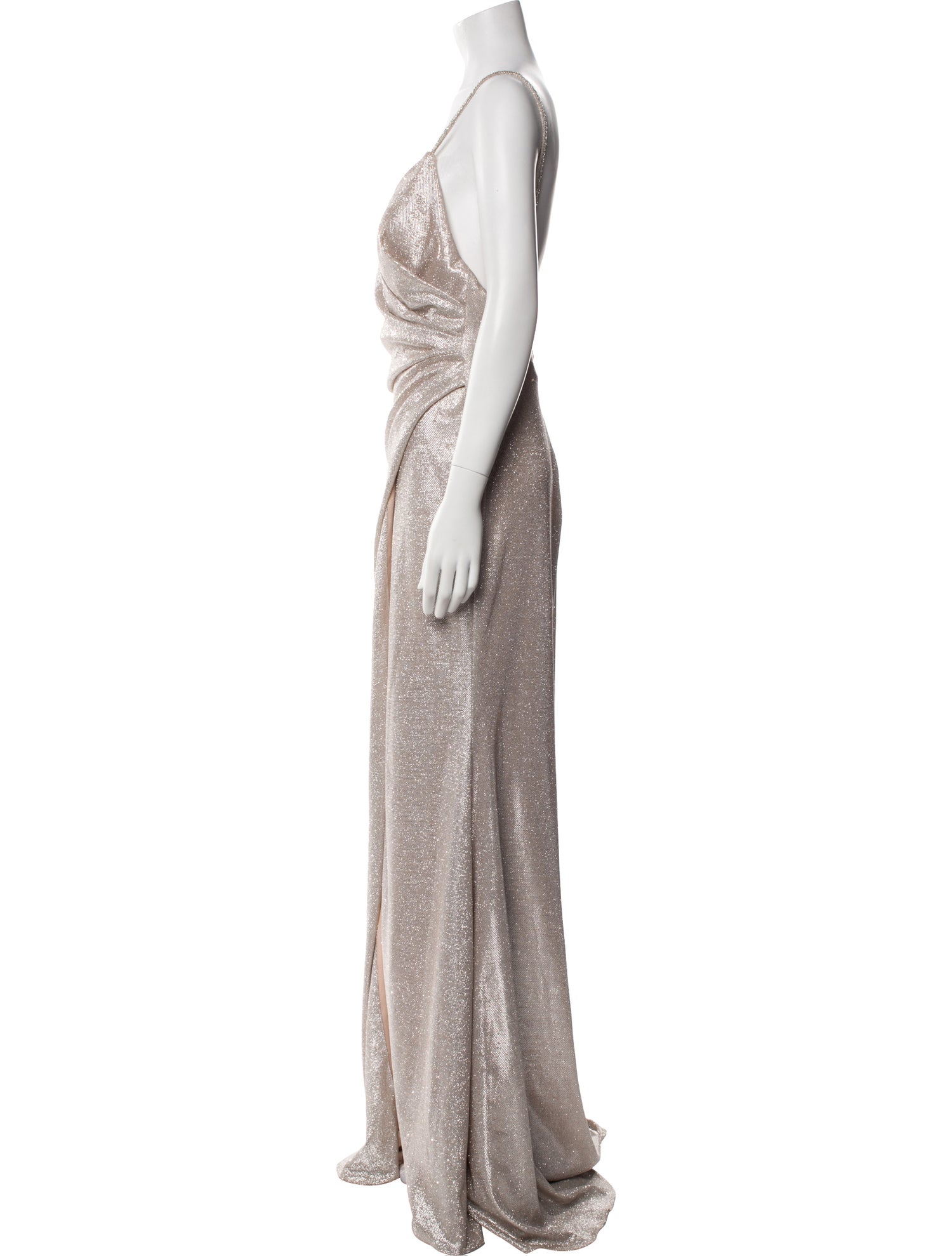 JVN by Jovani V-Neck Long Dress