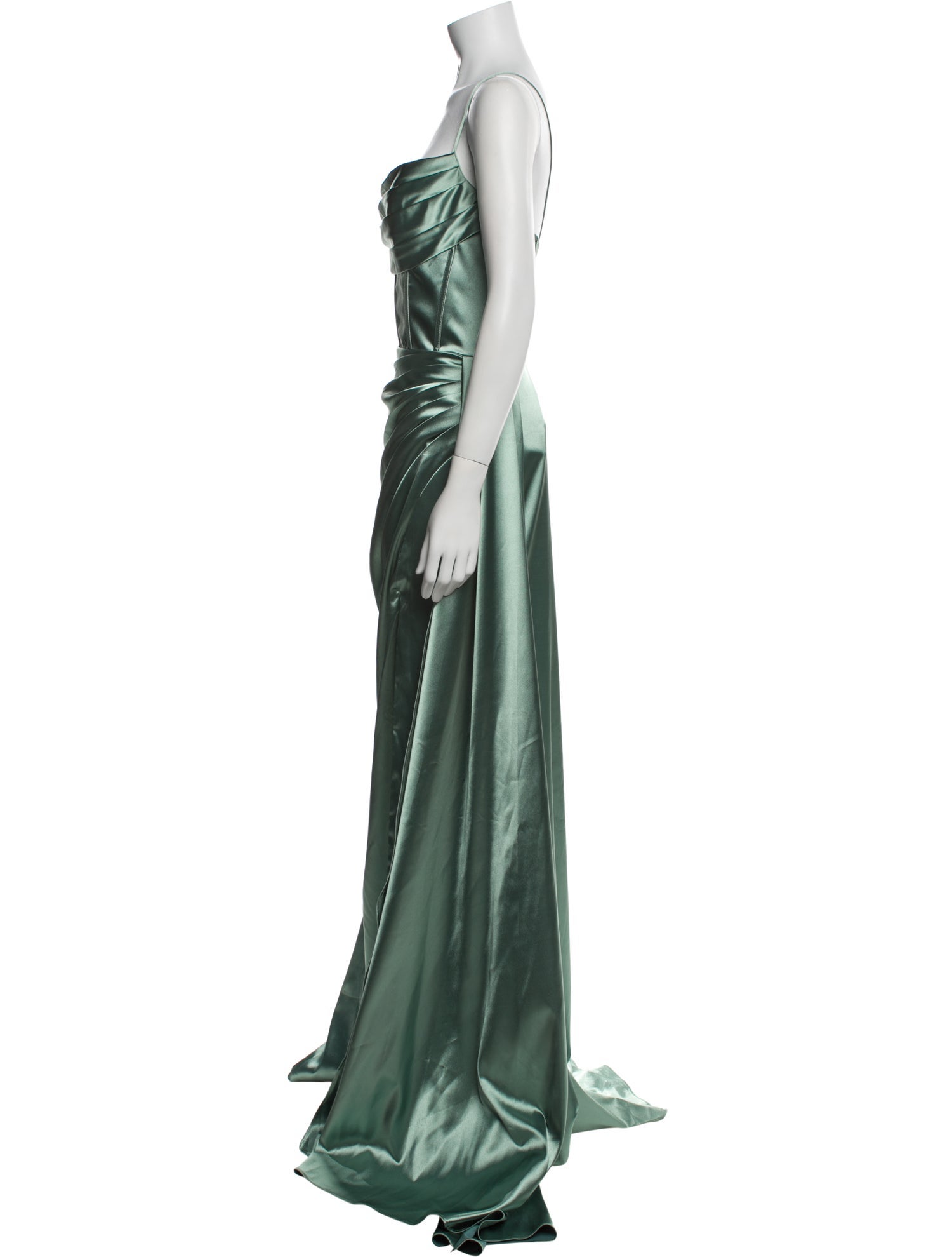 JVN by Jovani Square Neckline Long Dress