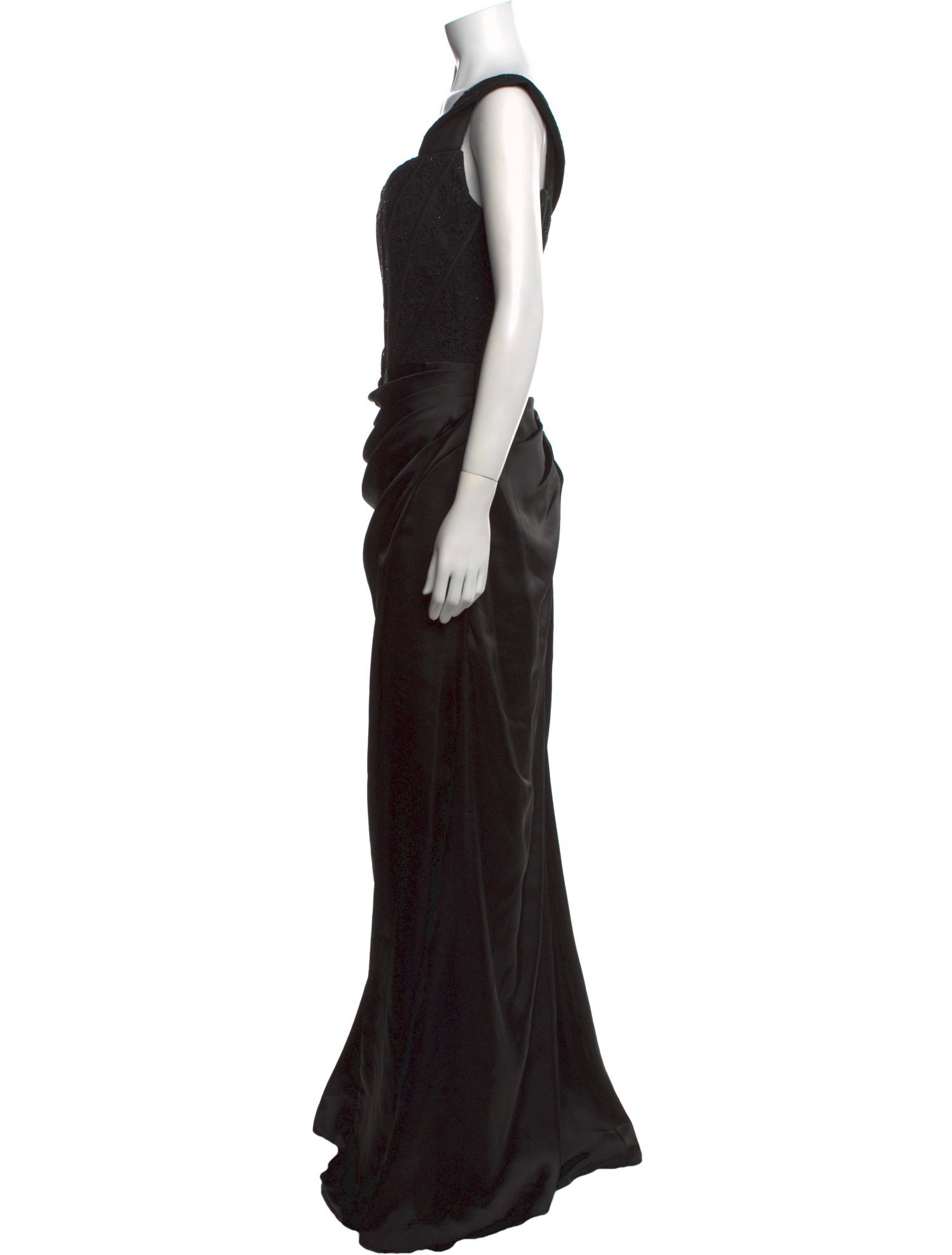 JVN by Jovani V-Neck Long Dress