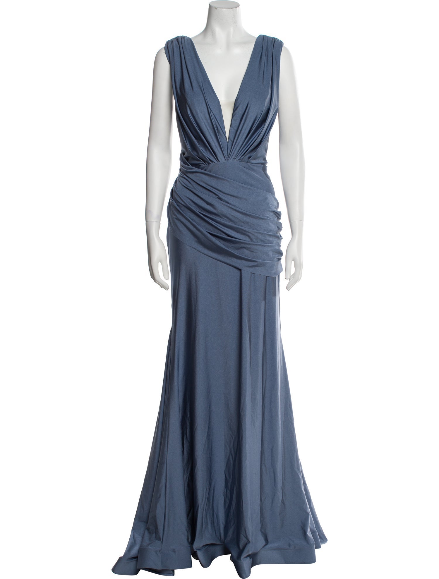 JVN by Jovani Plunge Neckline Long Dress w/ Tags