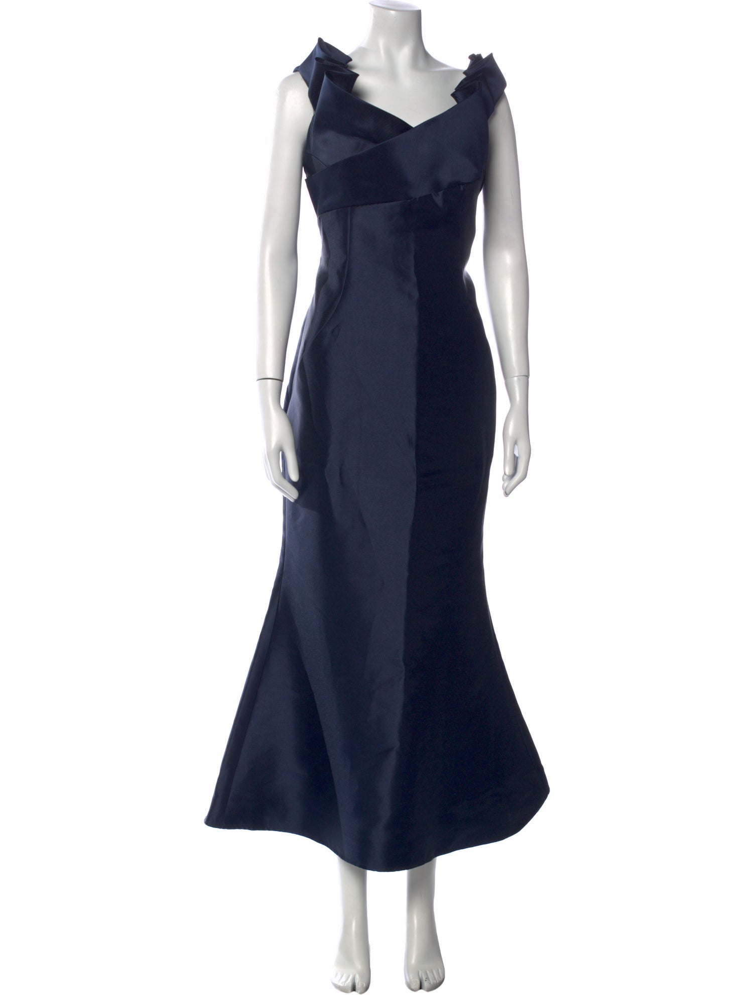 JVN by Jovani V-Neck Long Dress