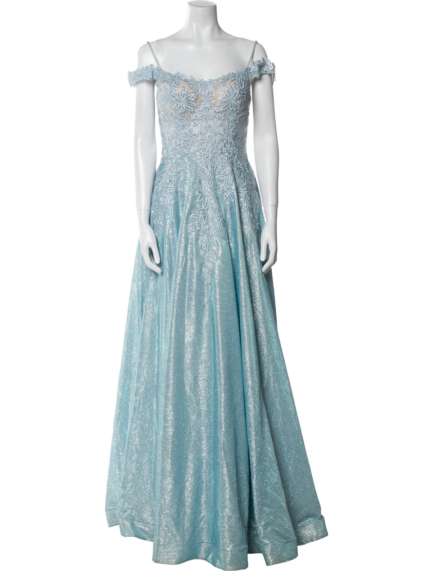 JVN by Jovani Square Neckline Long Dress