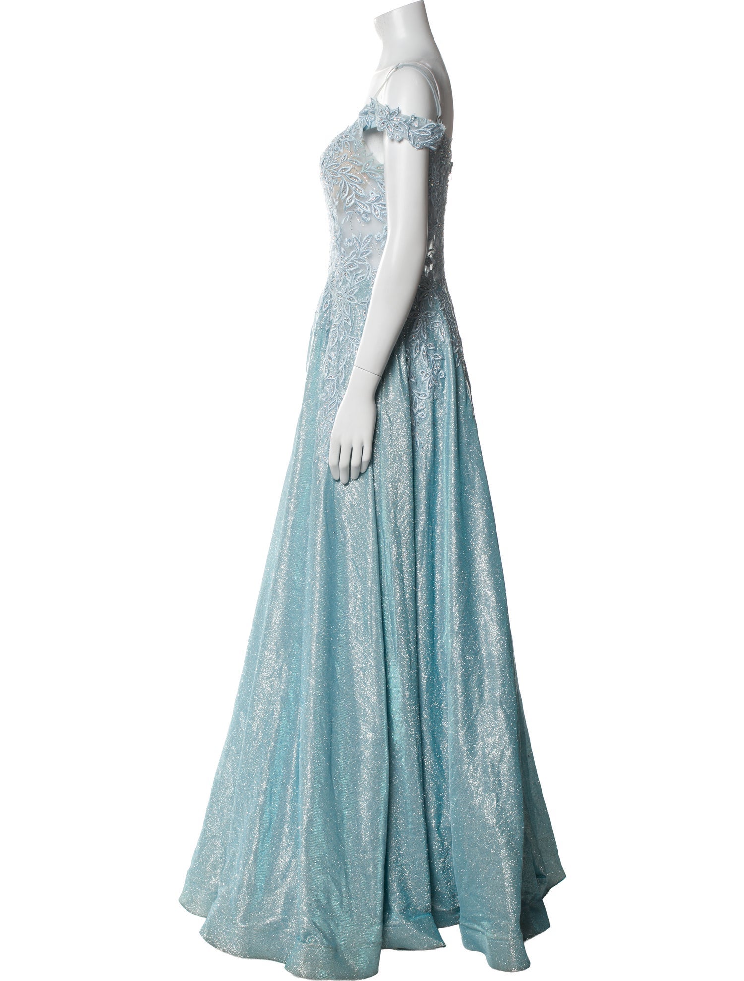 JVN by Jovani Square Neckline Long Dress