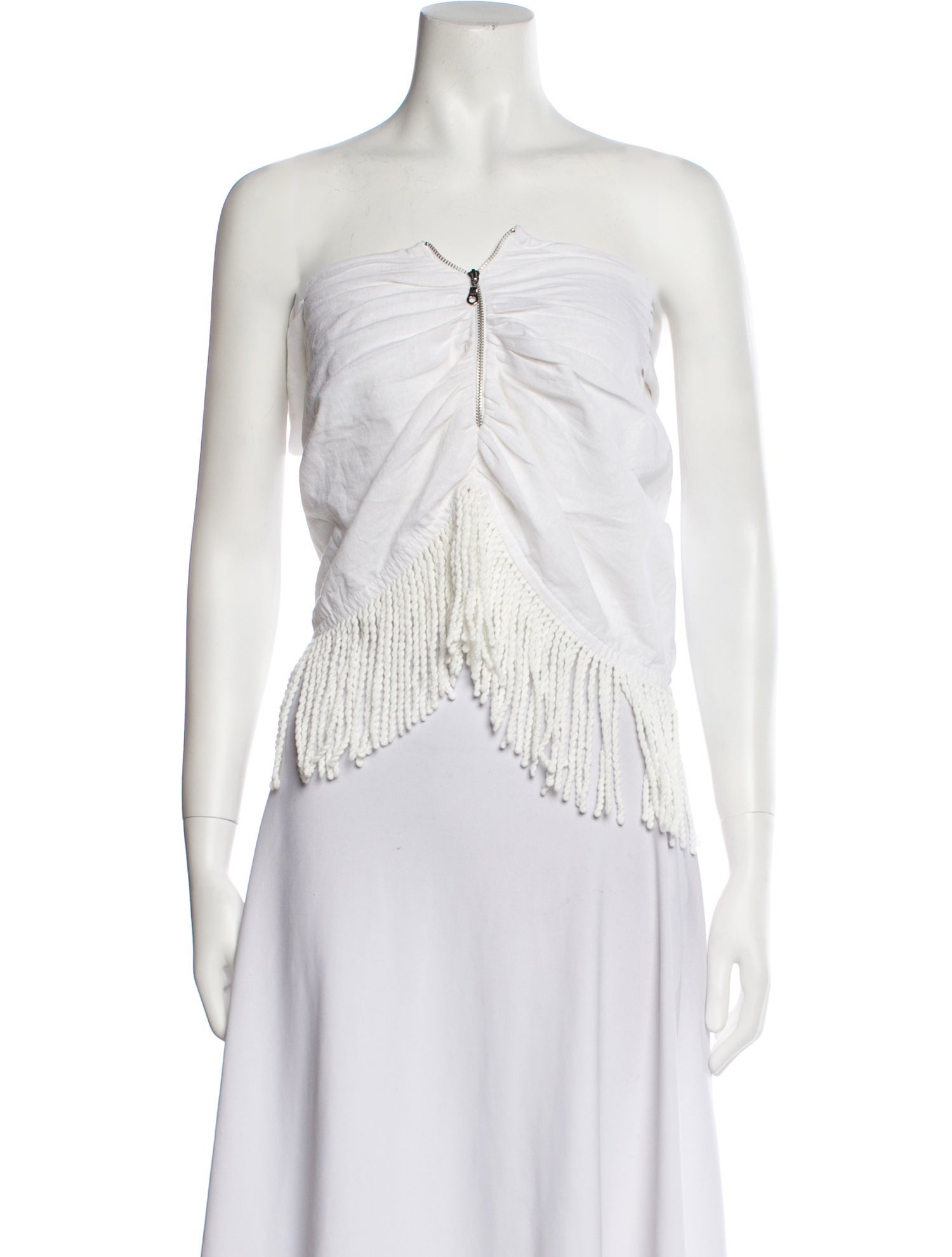 Just Bee Queen Strapless Crop Top