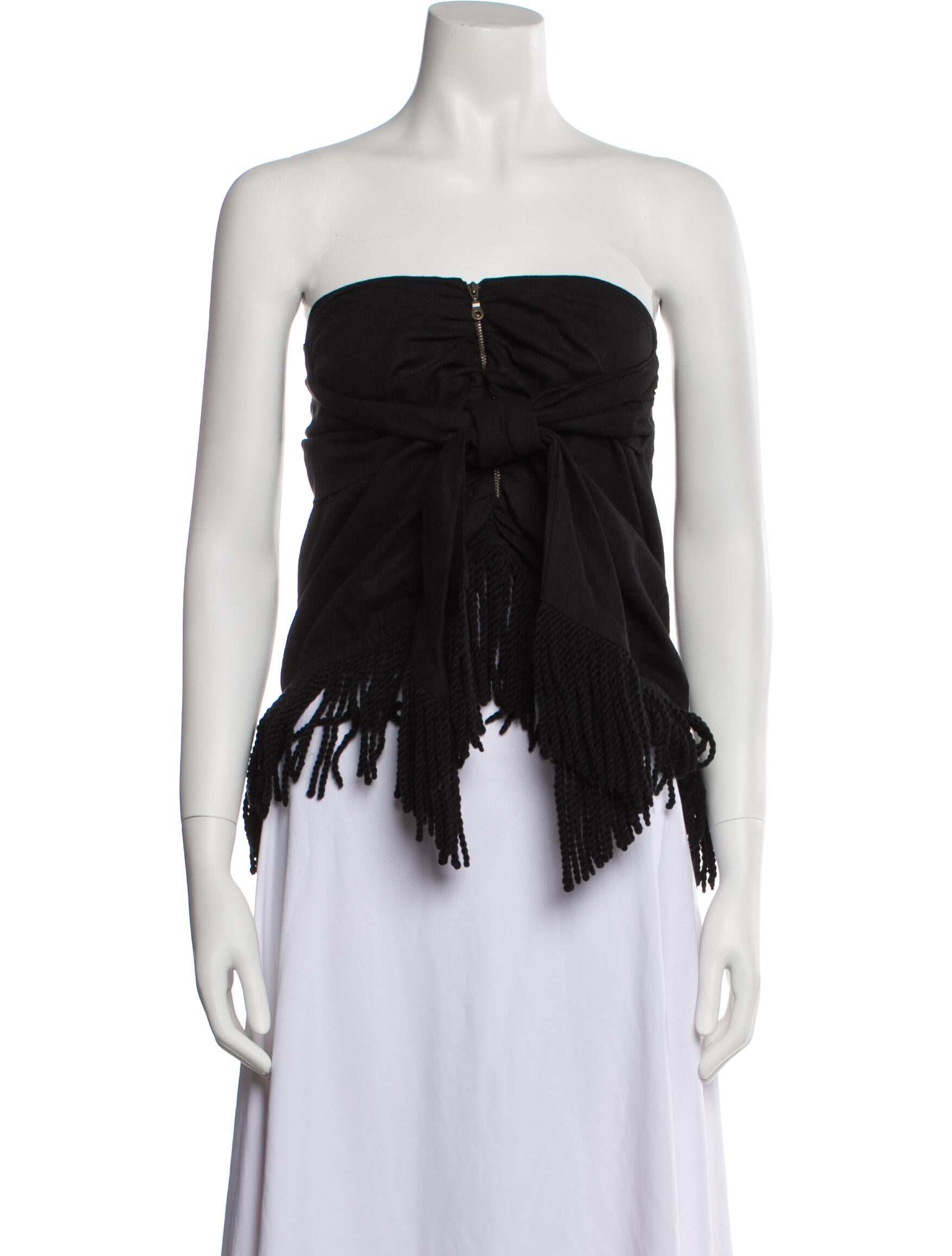 Just Bee Queen Strapless Crop Top