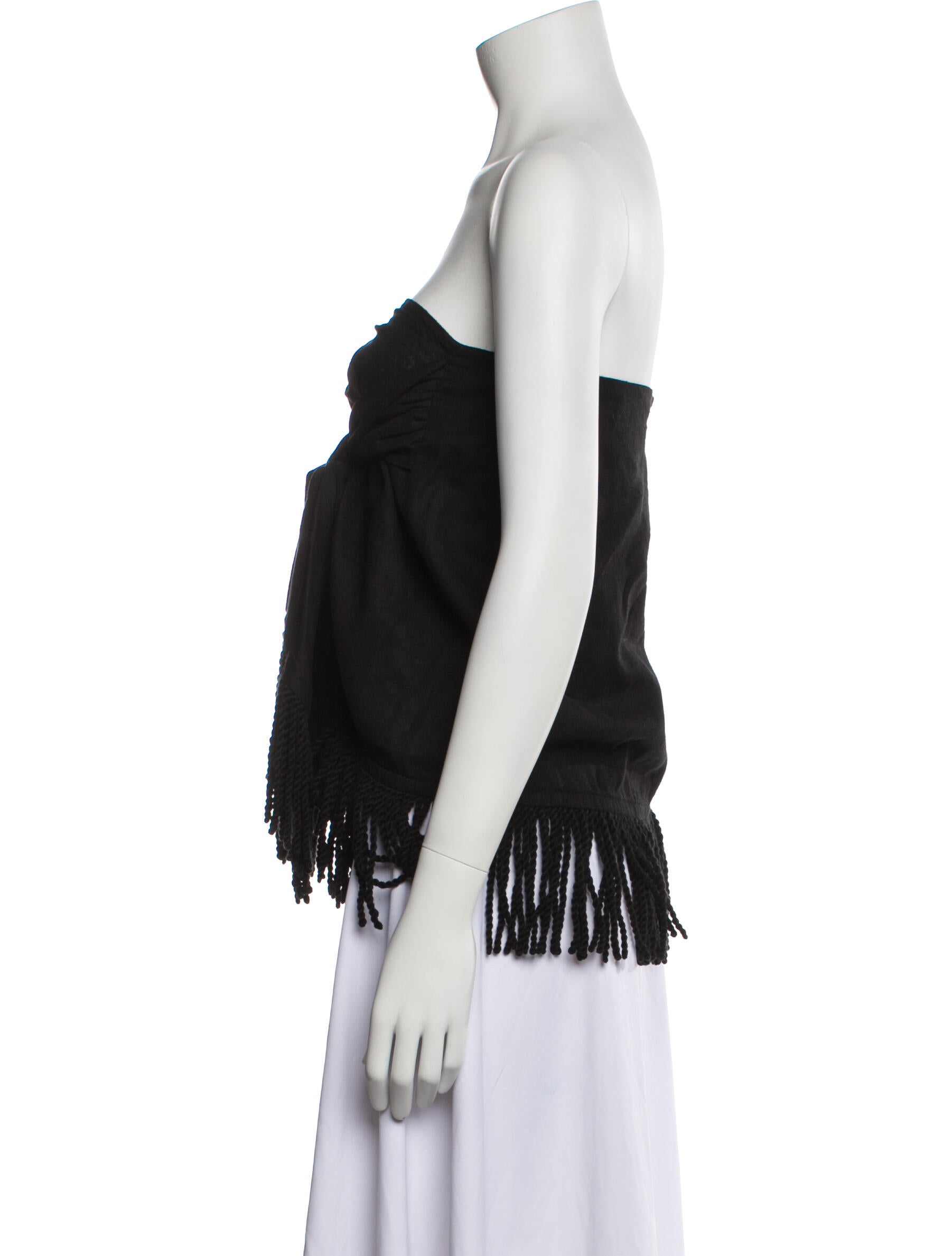 Just Bee Queen Strapless Crop Top