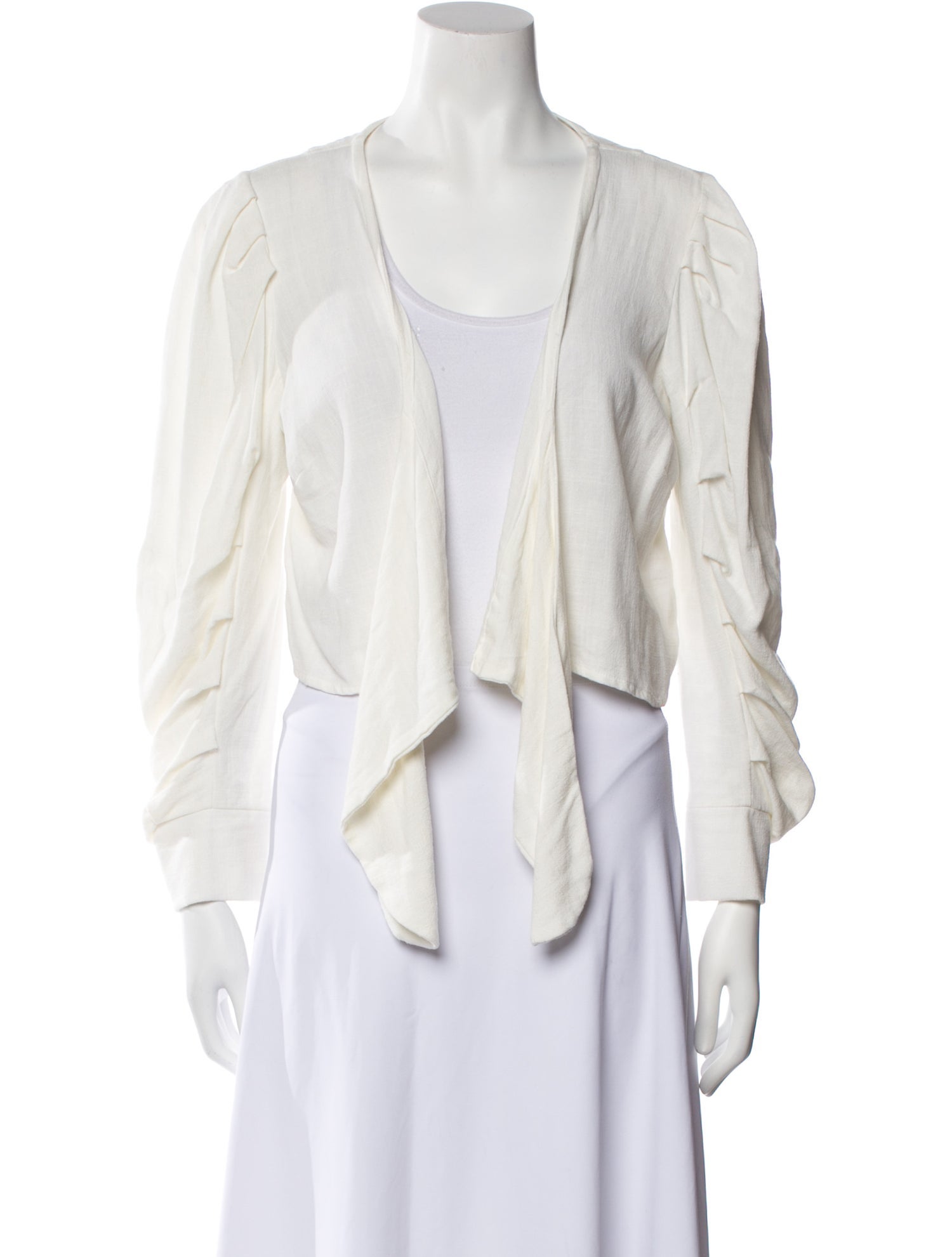 Just Bee Queen Three-Quarter Sleeve Crop Top