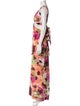 Just Bee Queen Floral Print Long Dress