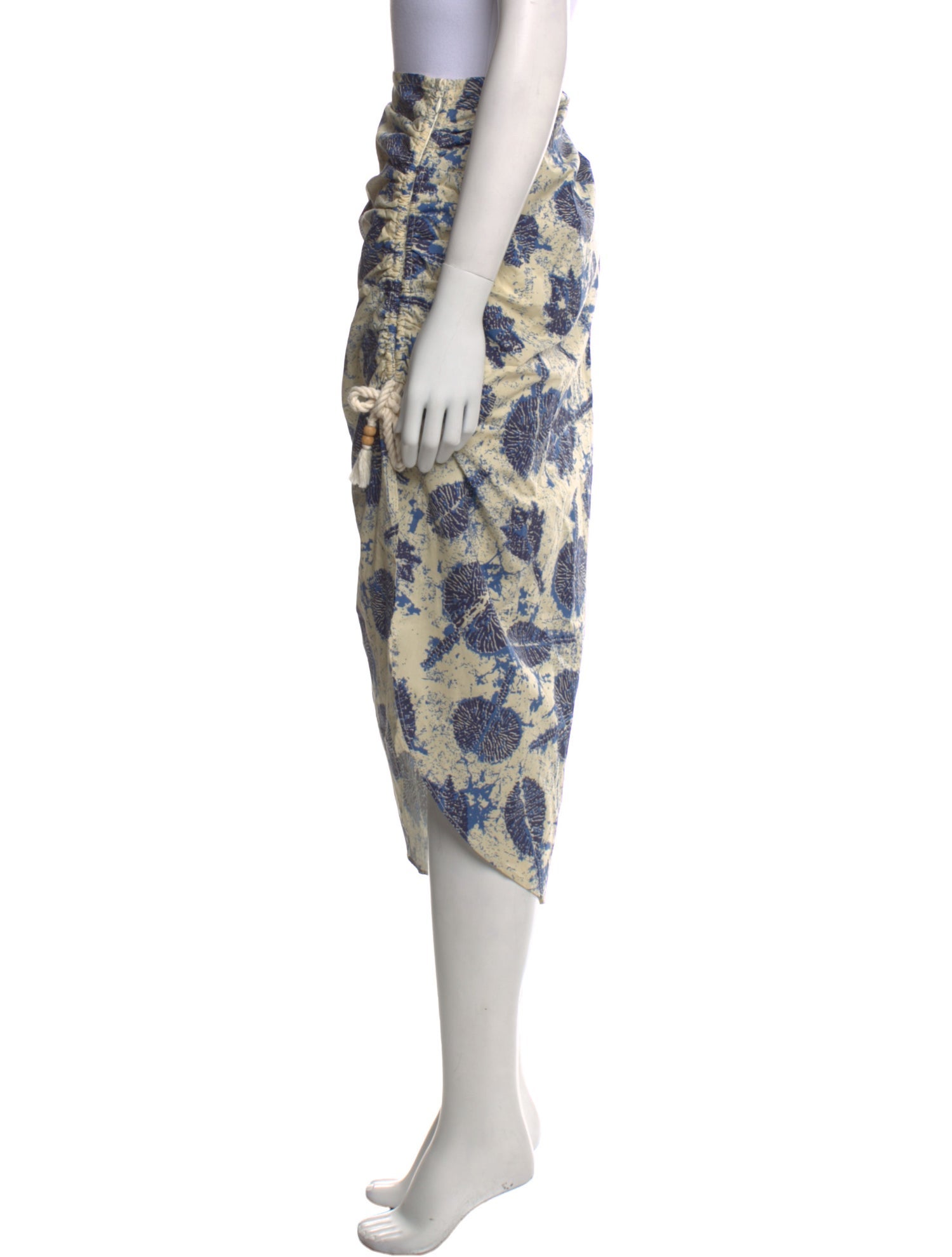 Just Bee Queen Floral Print Midi Length Skirt w/ Tags