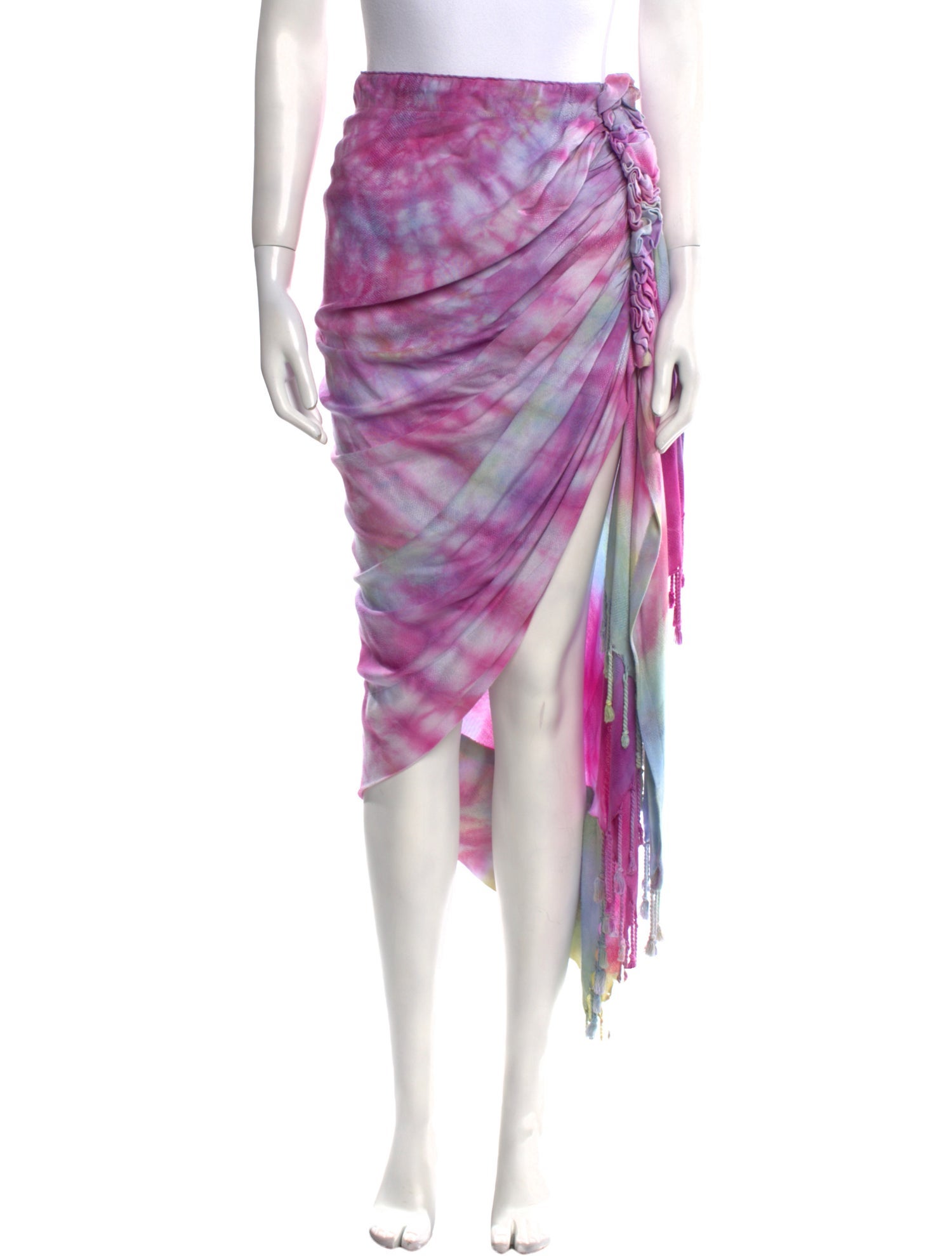 Just Bee Queen Printed Midi Length Skirt