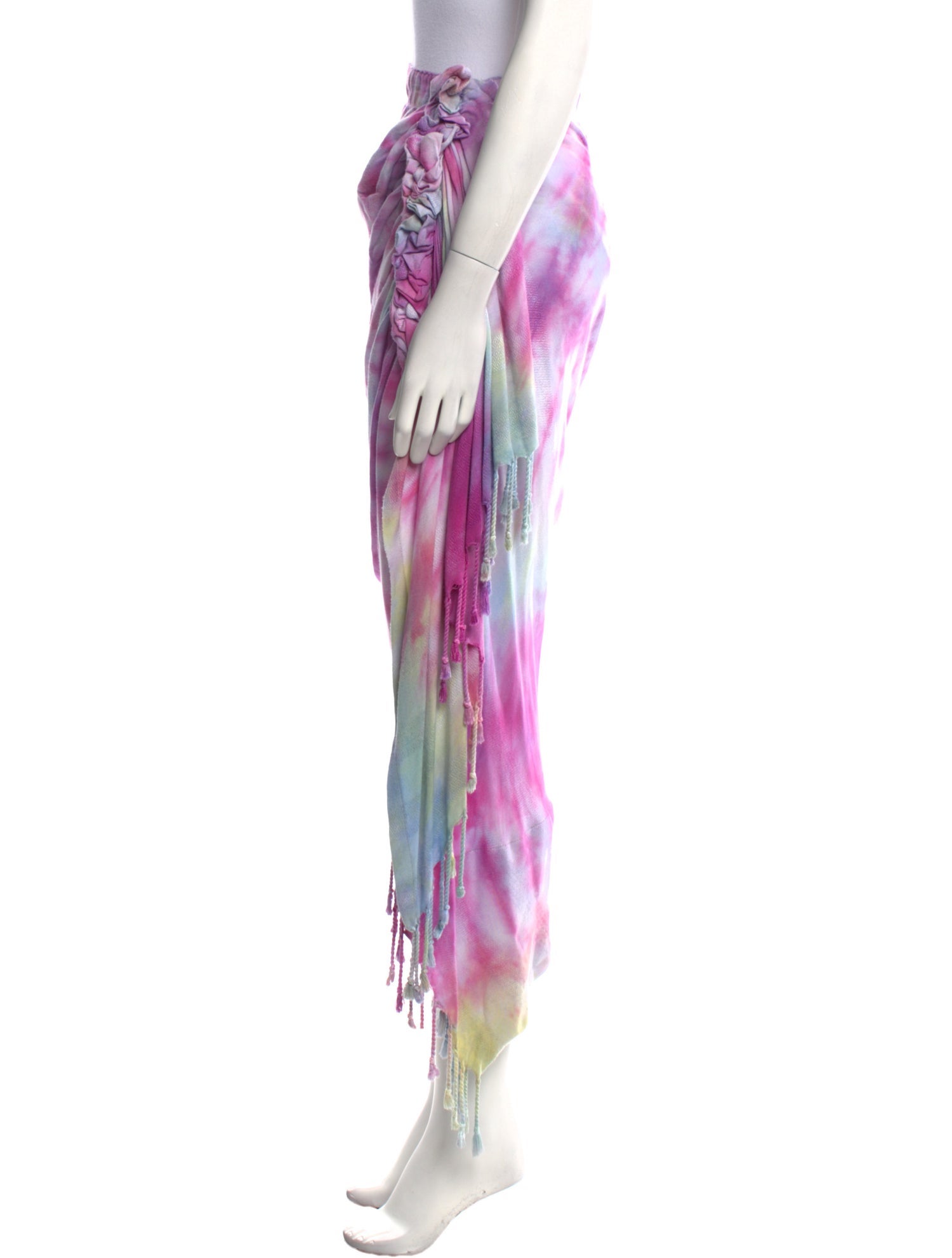 Just Bee Queen Printed Midi Length Skirt