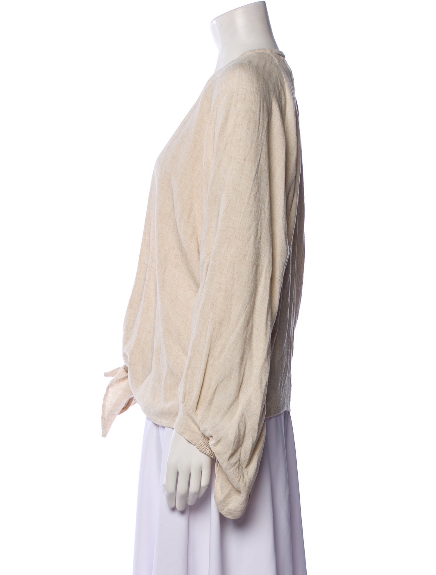 Just Bee Queen Linen Open Front Sweater