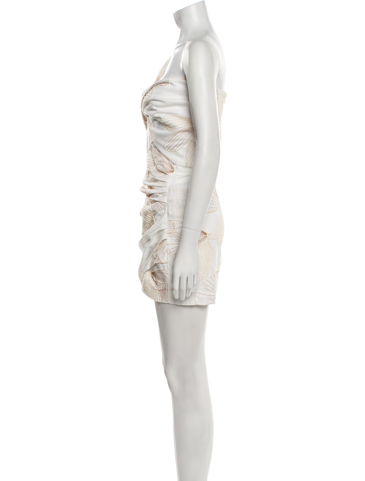 Just Bee Queen Printed One-Shoulder Romper