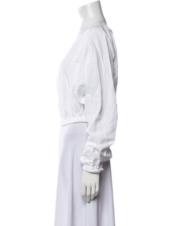 Just Bee Queen Bateau Neckline Long Sleeve Crop Top