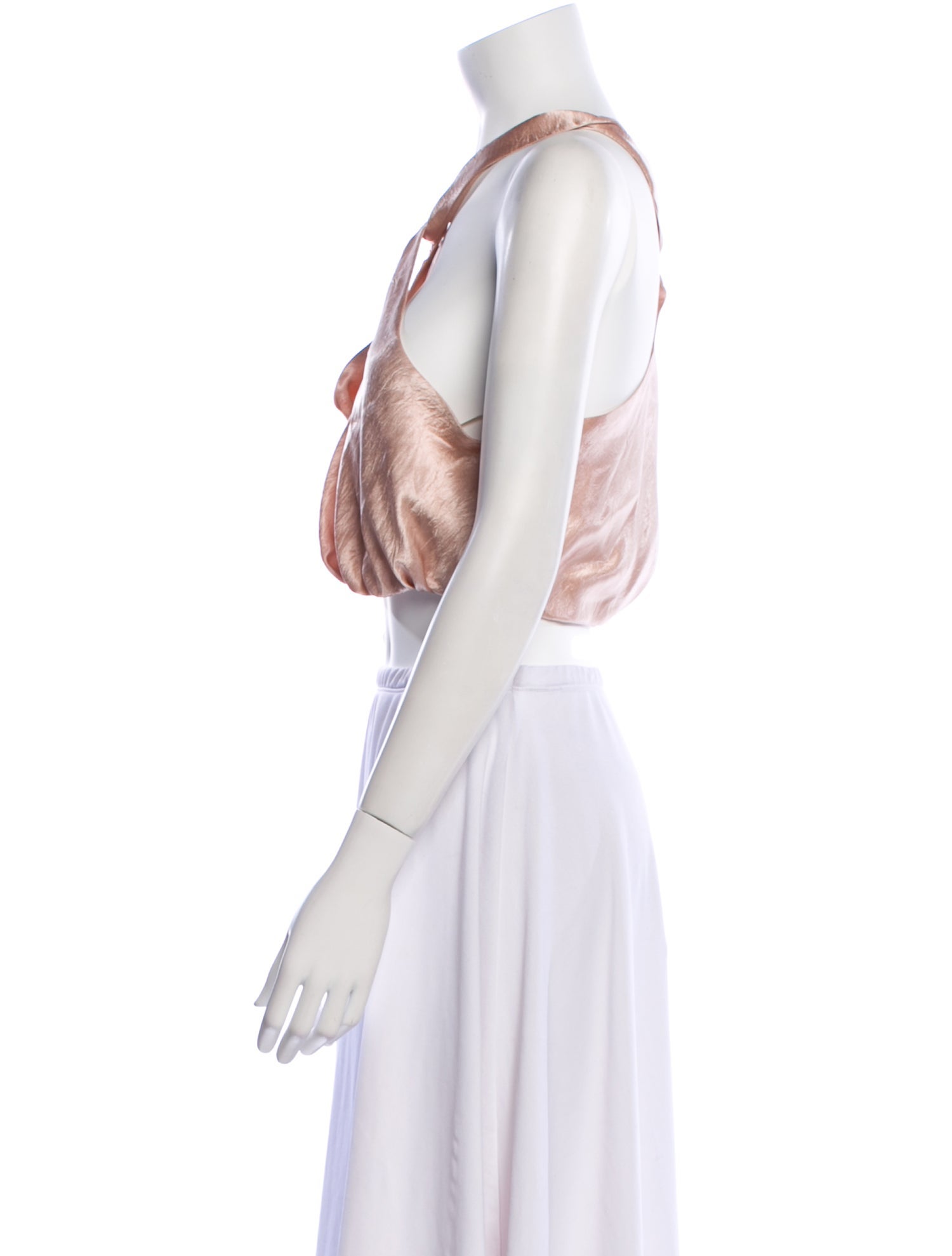 Just Bee Queen Halterneck Sleeveless Crop Top w/ Tags