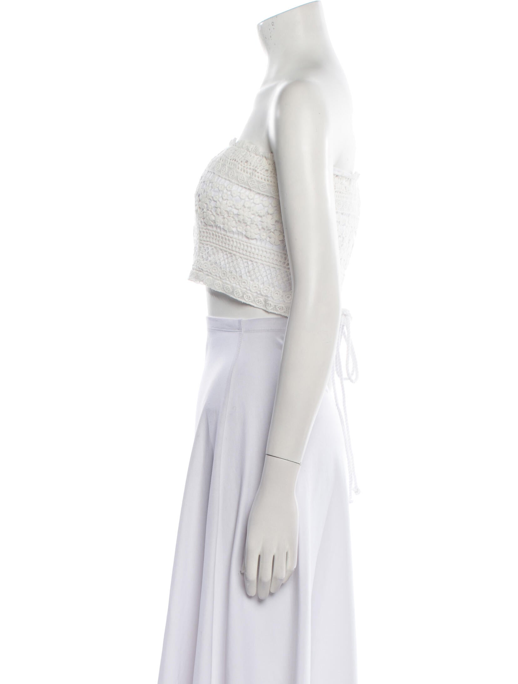 Just Bee Queen Strapless Crop Top w/ Tags