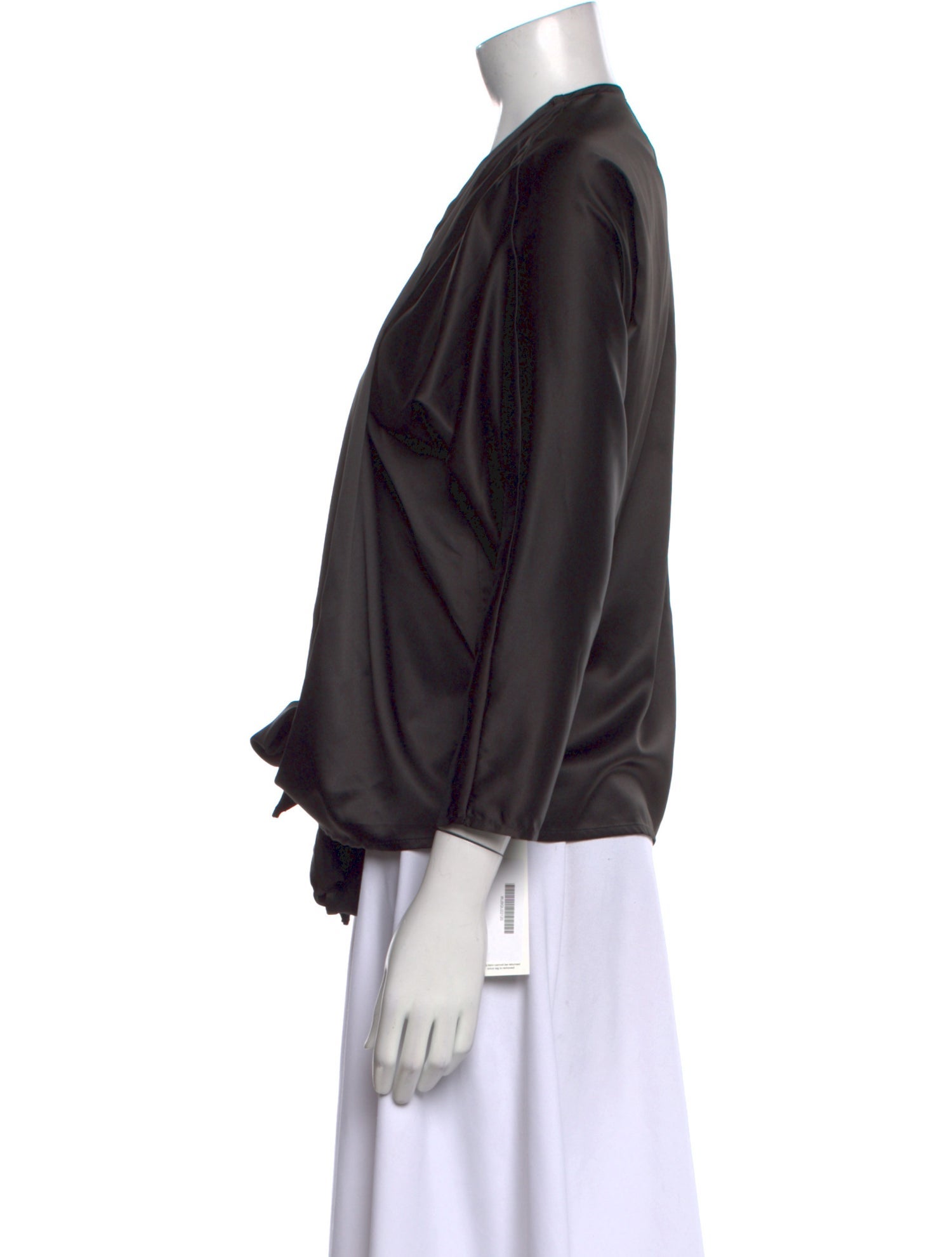 Just Bee Queen V-Neck Three-Quarter Sleeve Blouse