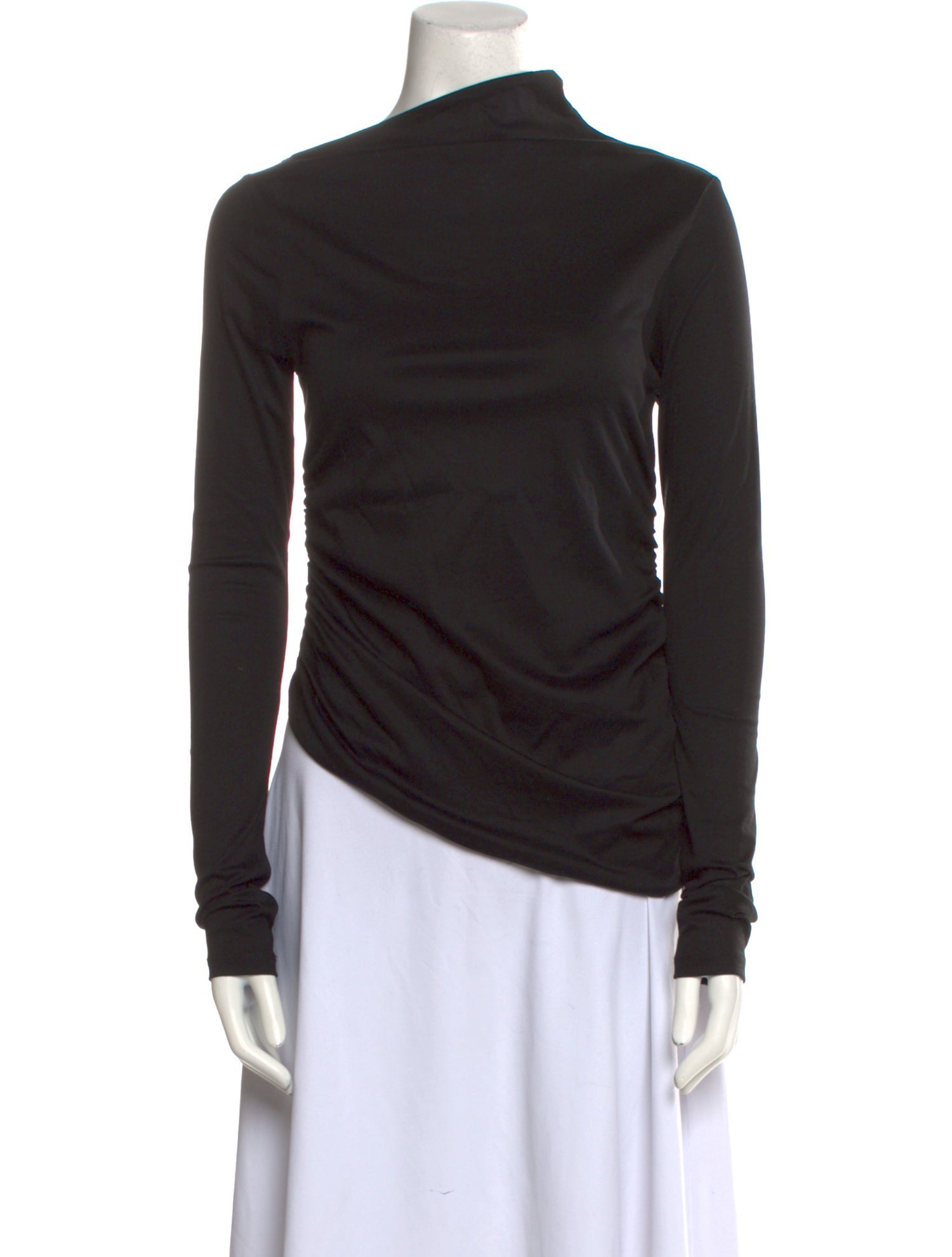Just Bee Queen Asymmetrical Long Sleeve Top