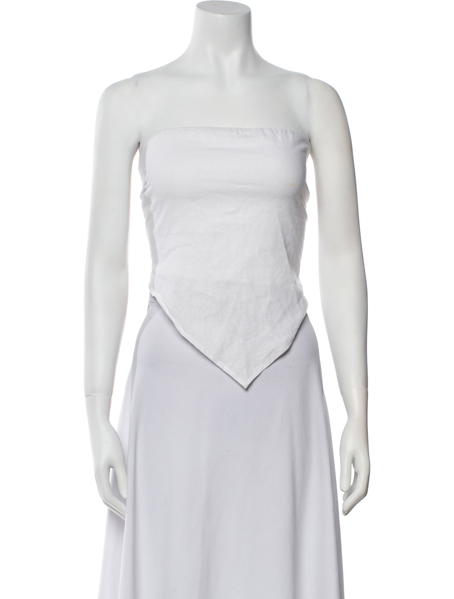 Just Bee Queen Strapless Crop Top