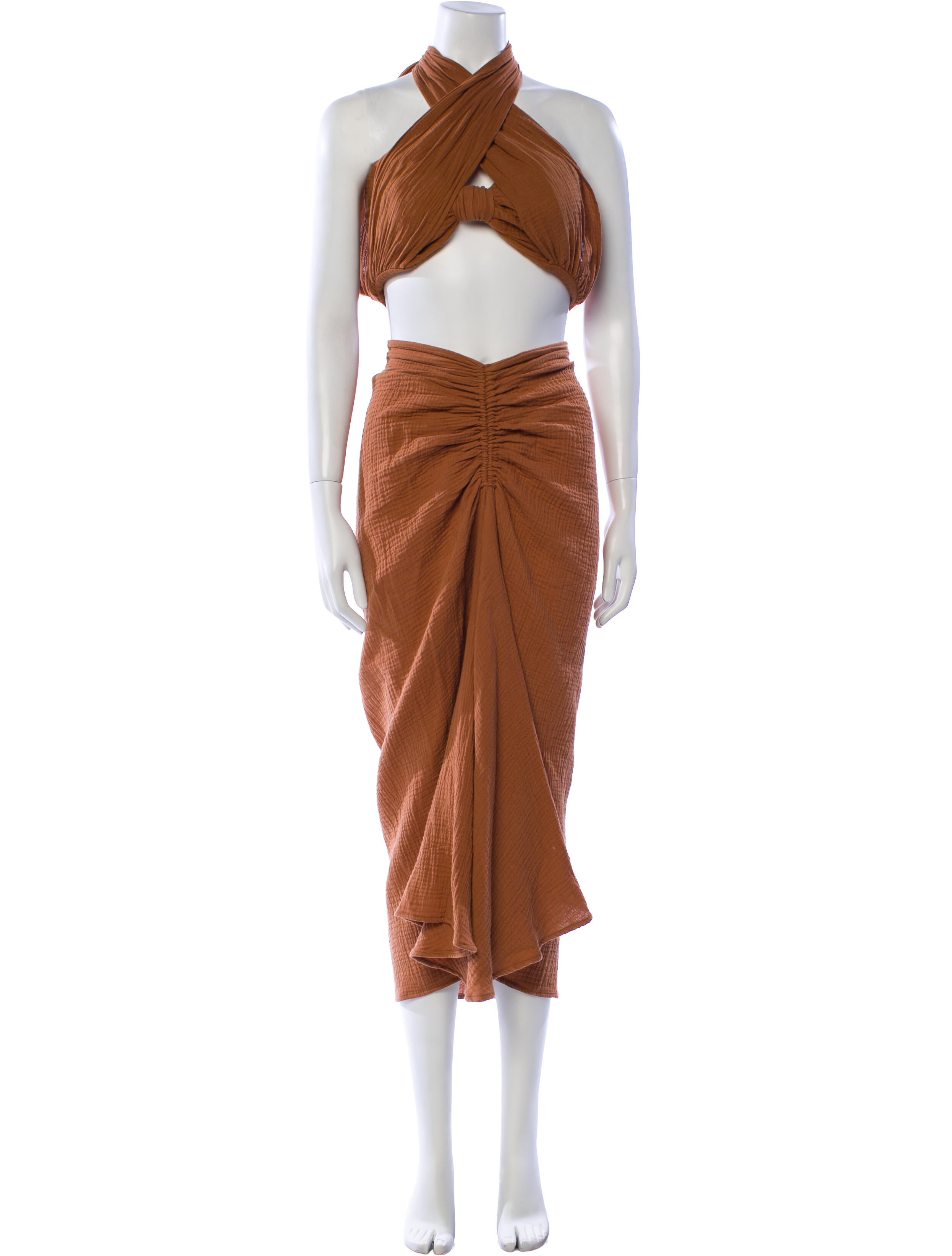 Just Bee Queen Pleated Accents Skirt Set