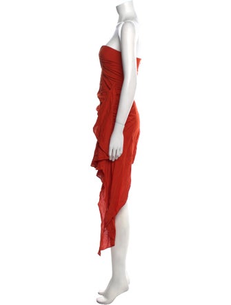 Just Bee Queen One-Shoulder Midi Length Dress