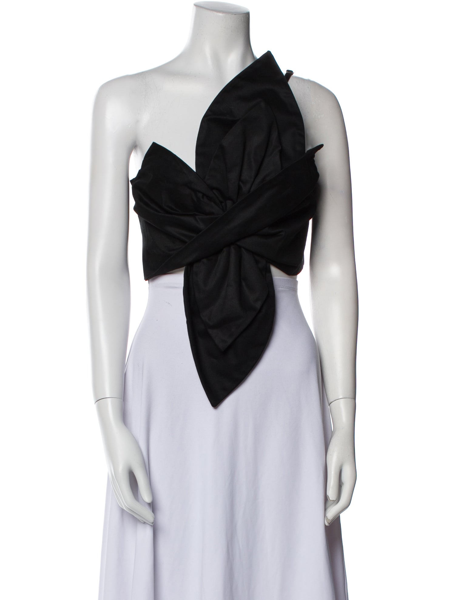 Just Bee Queen One-Shoulder Sleeveless Crop Top