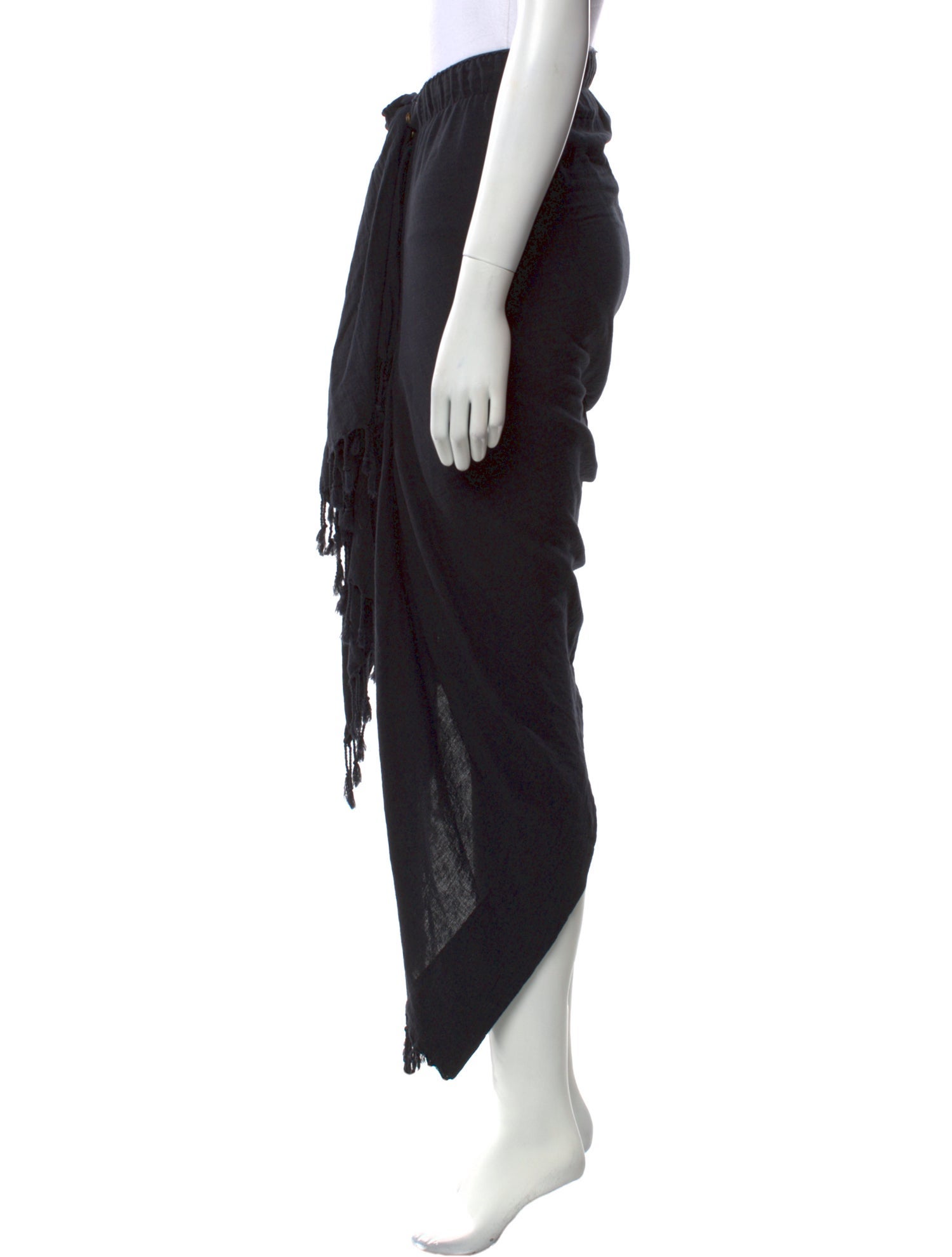 Just Bee Queen Linen Midi Length Skirt