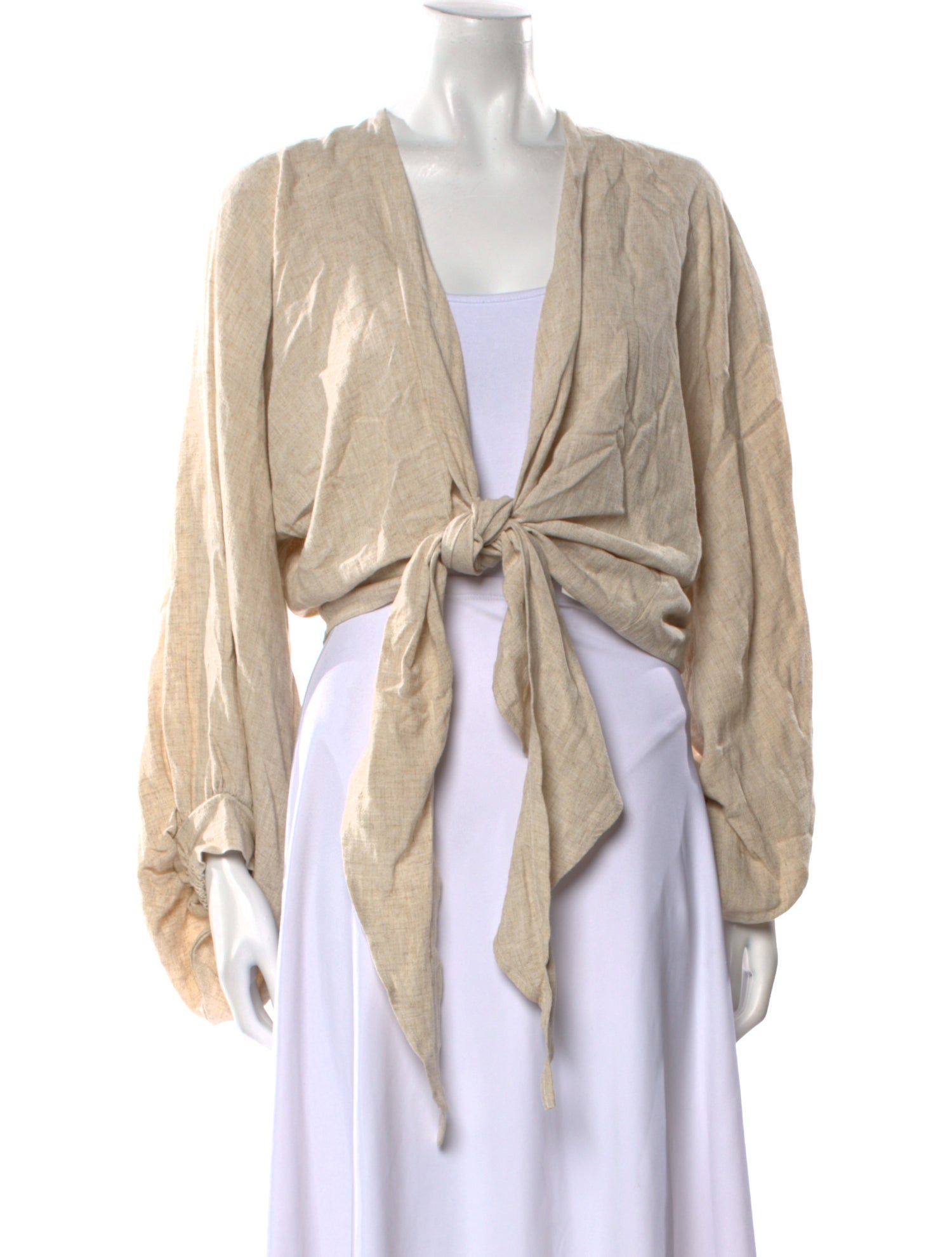 Just Bee Queen V-Neck Long Sleeve Blouse