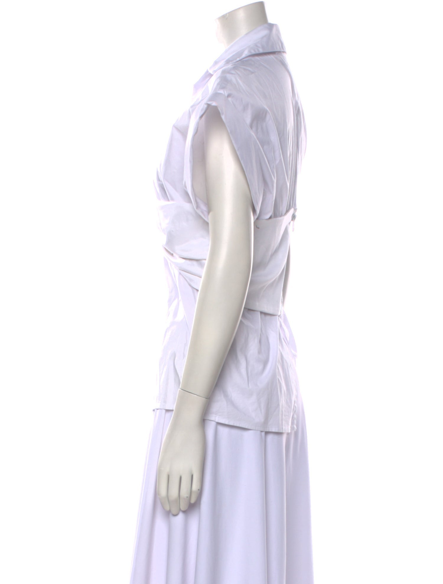 Just Bee Queen Short Sleeve Button-Up Top