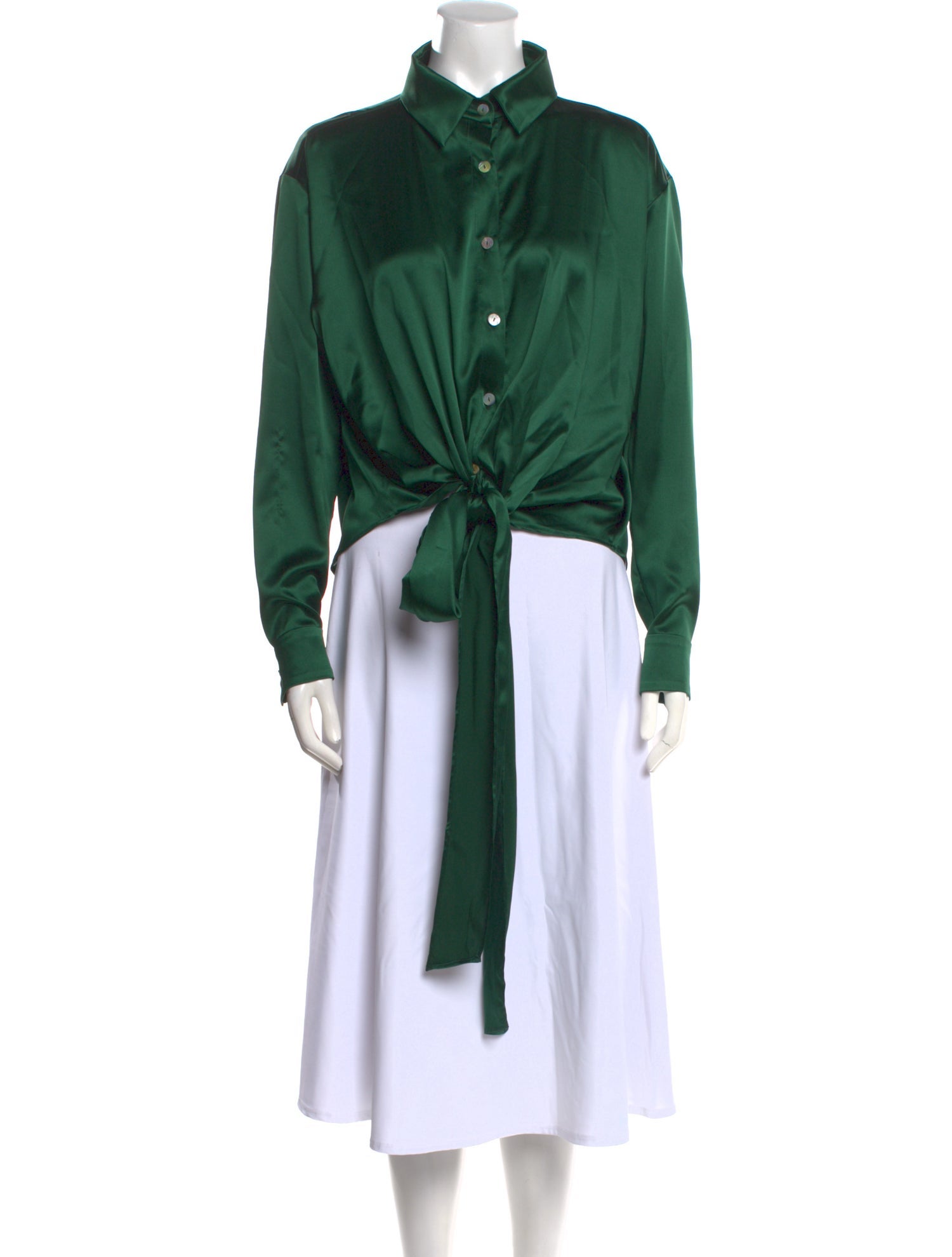 Just Bee Queen Silk Mock Neck Sweatshirt