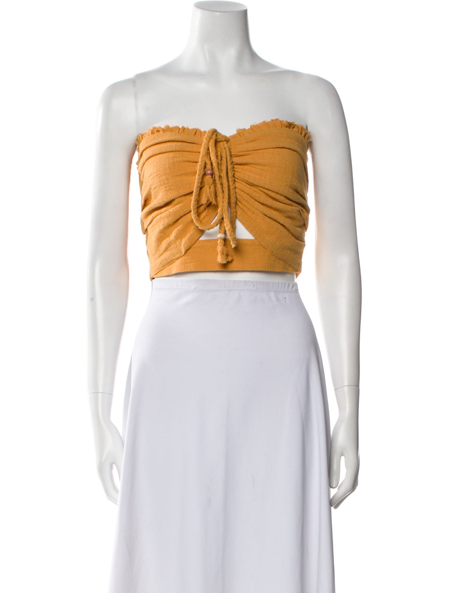 Just Bee Queen Strapless Crop Top