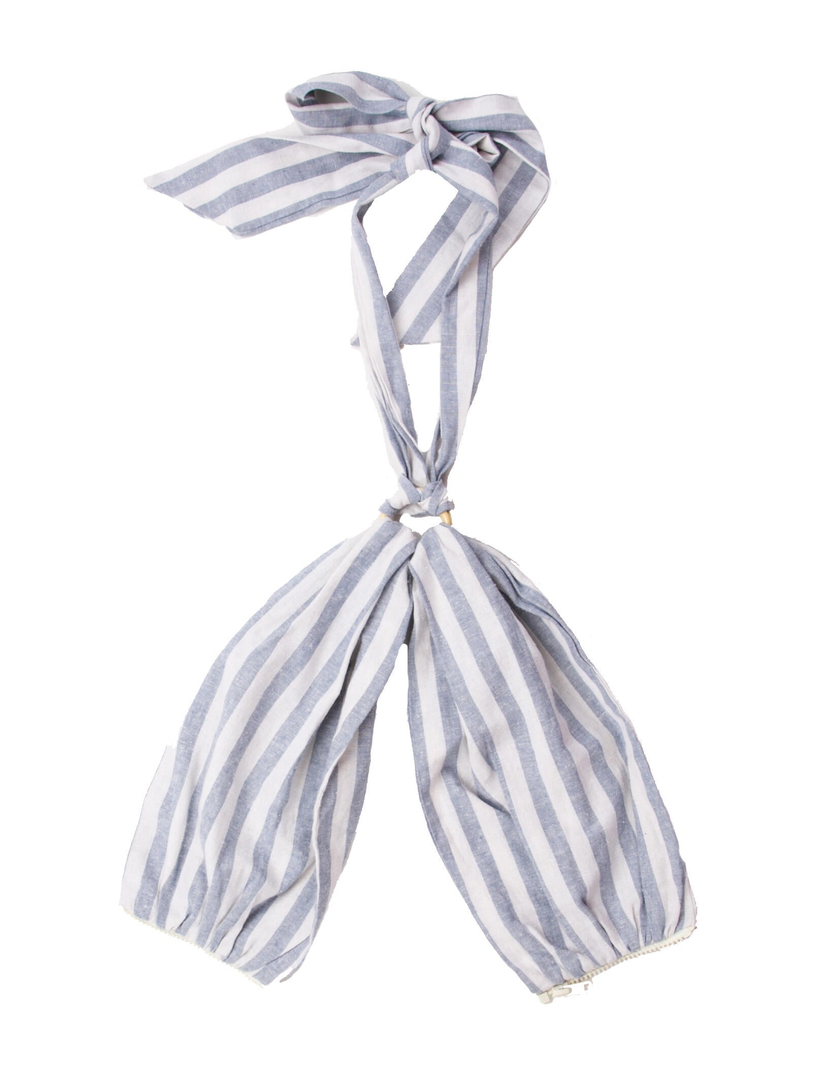 Just Bee Queen Striped Strapless Crop Top