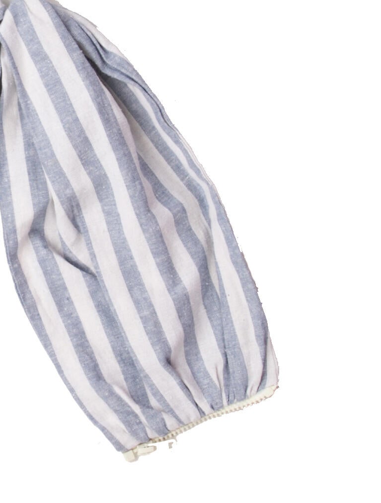 Just Bee Queen Striped Strapless Crop Top