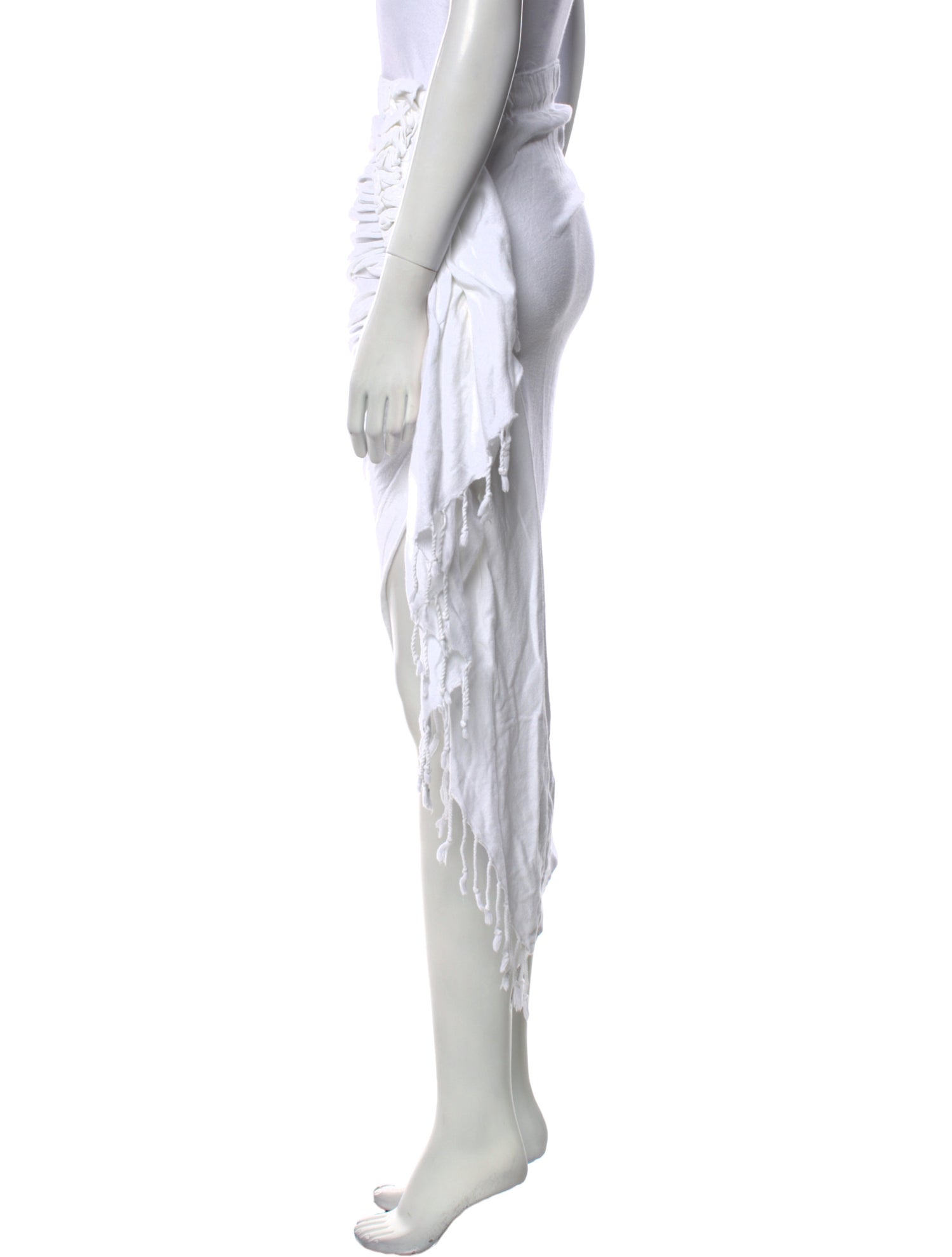 Just Bee Queen Pleated Accents Midi Length Skirt