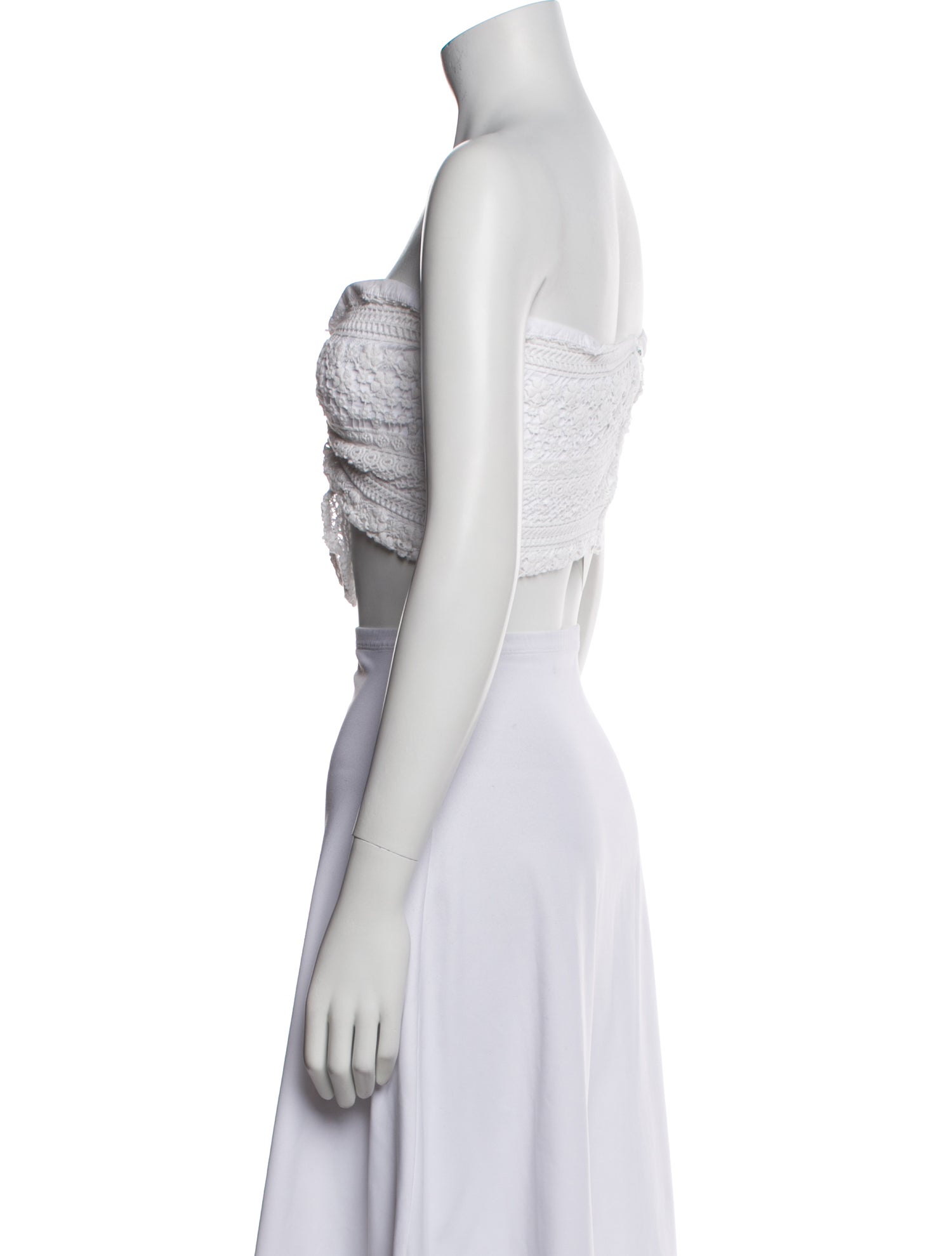 Just Bee Queen One-Shoulder Sleeveless Crop Top