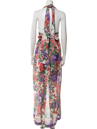 Just Bee Queen Floral Print Long Dress