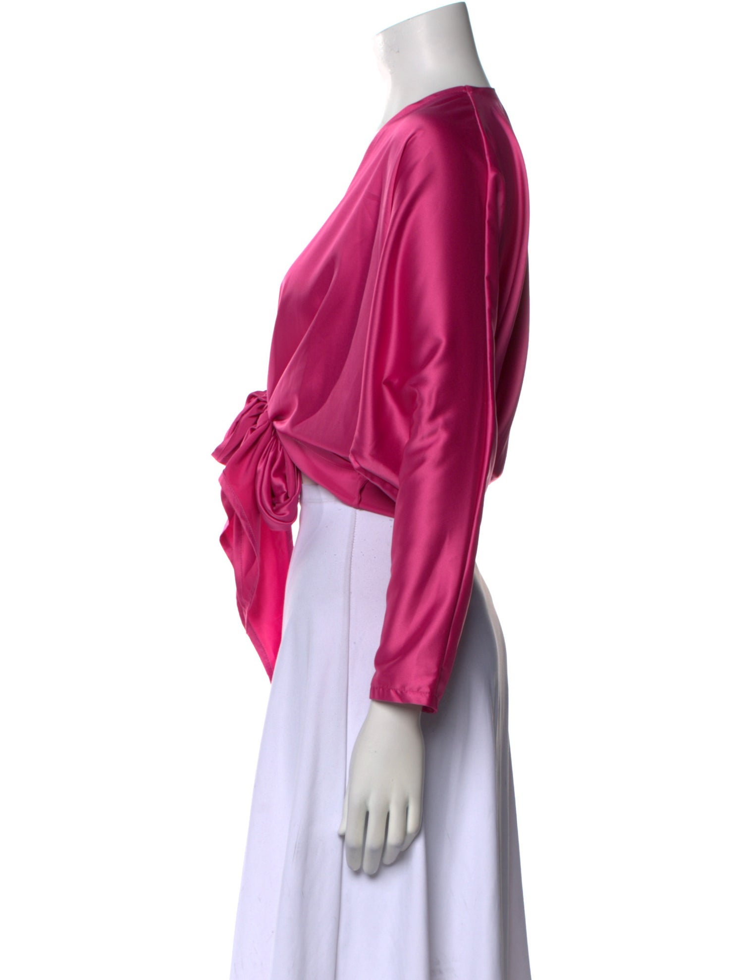 Just Bee Queen V-Neck Long Sleeve Crop Top