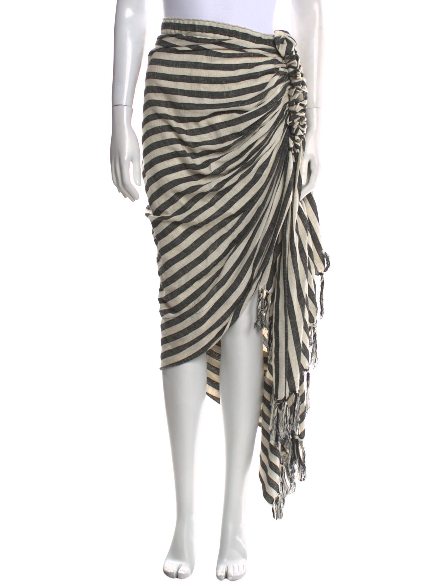 Just Bee Queen Striped Long Skirt