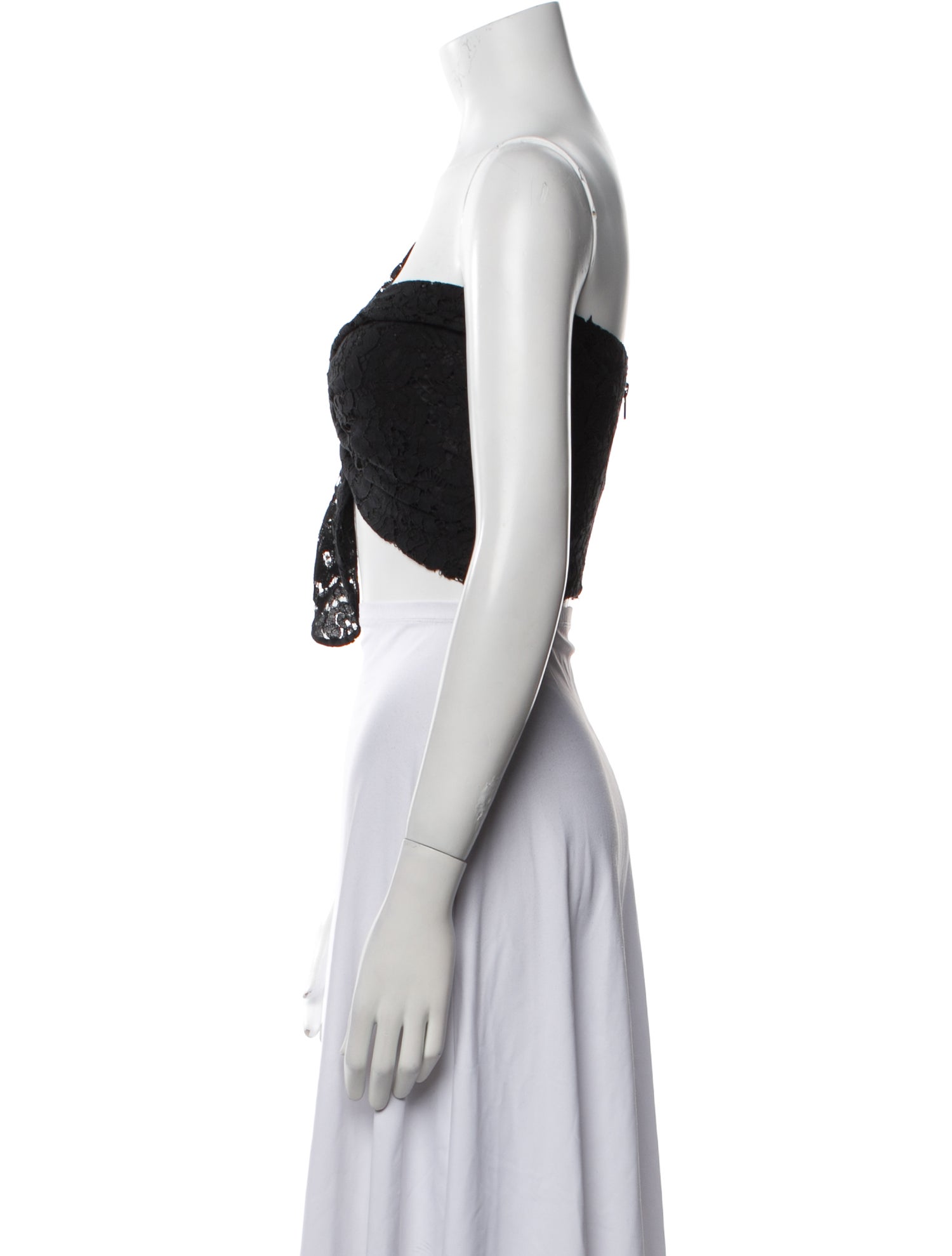 Just Bee Queen One-Shoulder Sleeveless Crop Top