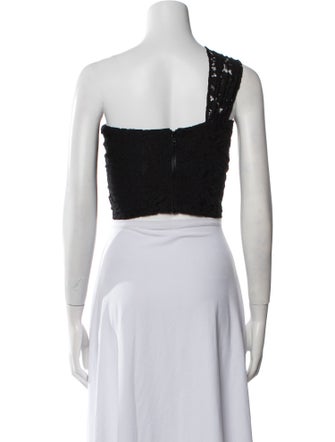 Just Bee Queen One-Shoulder Sleeveless Crop Top