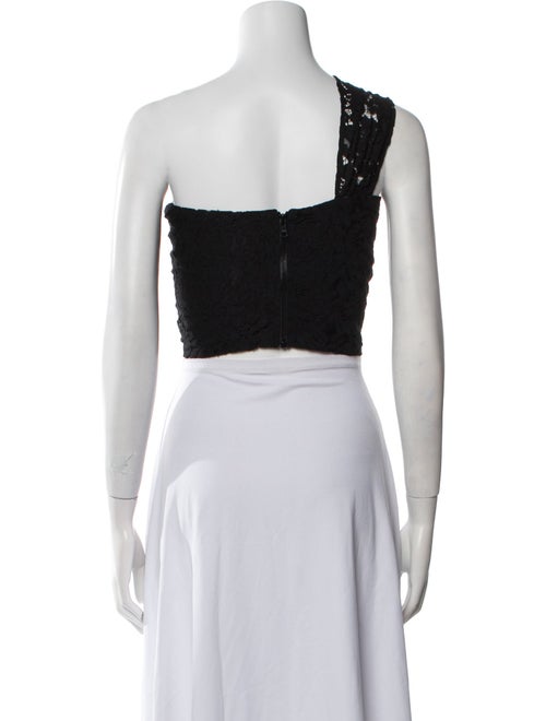 Just Bee Queen One-Shoulder Sleeveless Crop Top