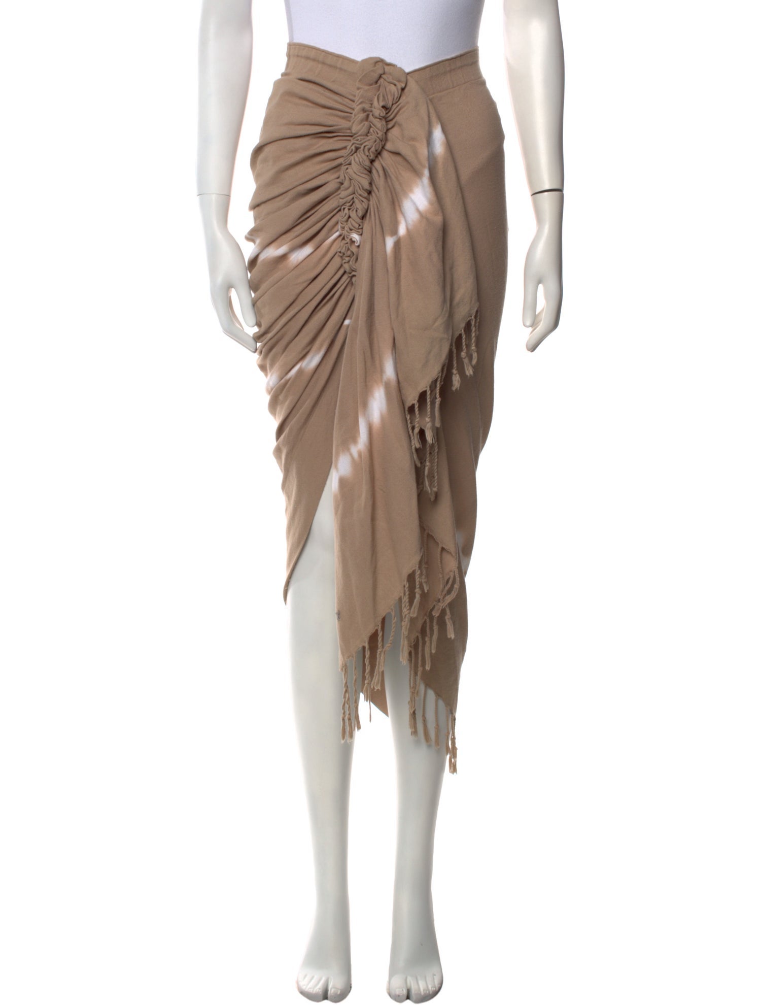 Just Bee Queen Tie-Dye Print Long Skirt